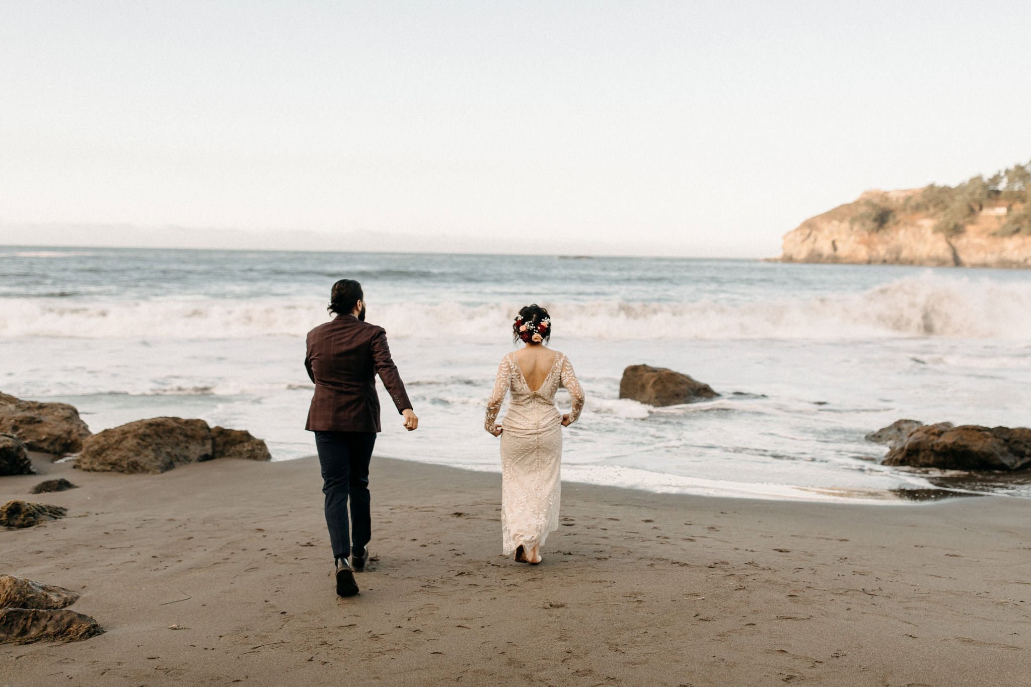 Elopement in the California Redwoods at Muir Beach