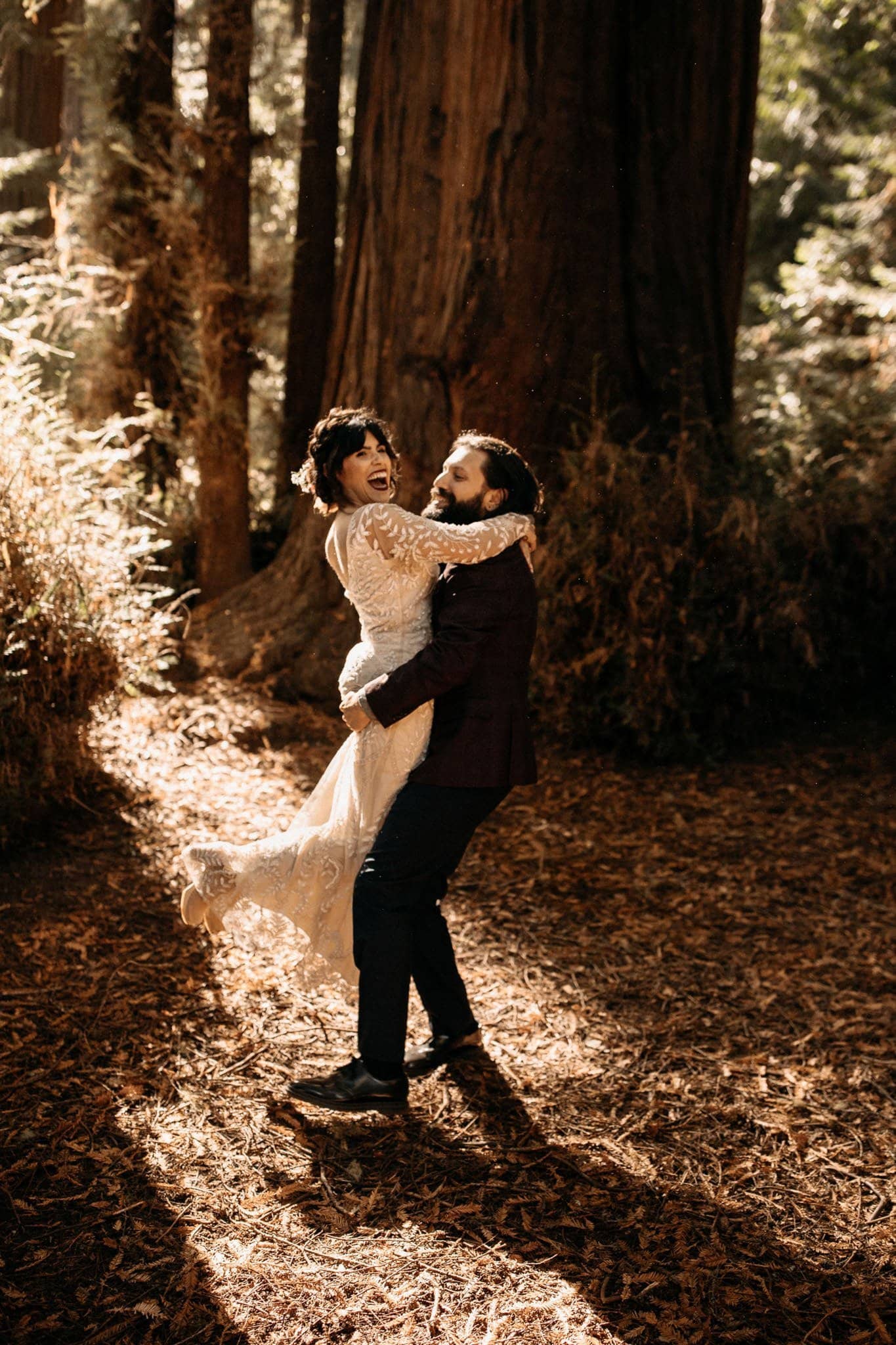 Elopement in the California Redwoods at Muir Beach