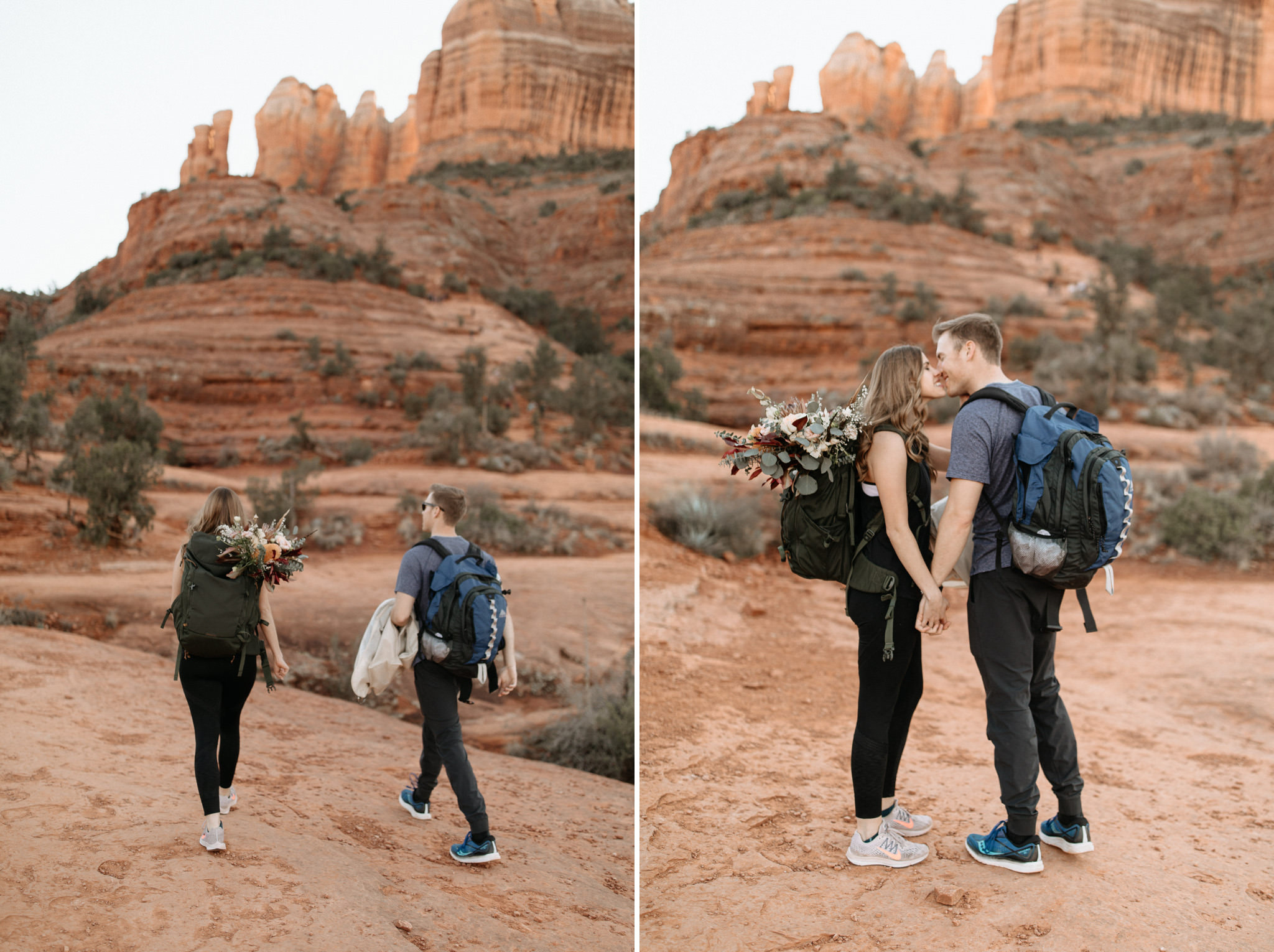 Hiking Elopement to Cathedral Rock