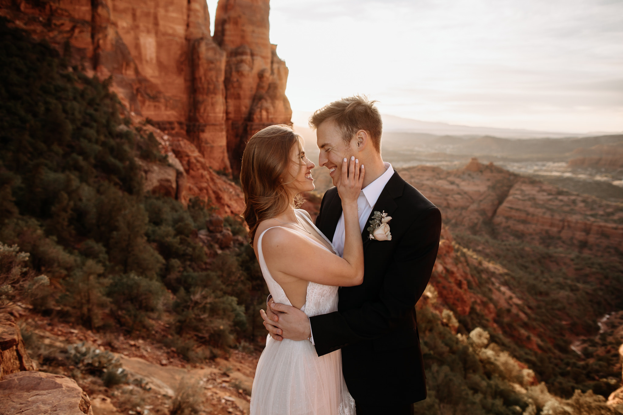 Hiking Elopement to Cathedral Rock