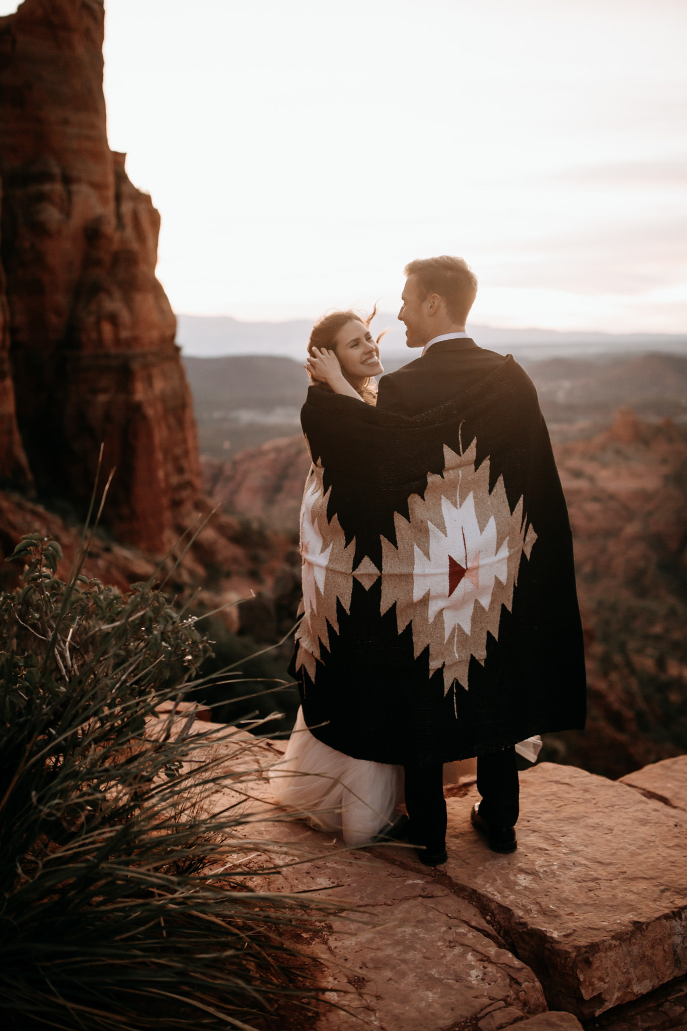 Hiking Elopement to Cathedral Rock