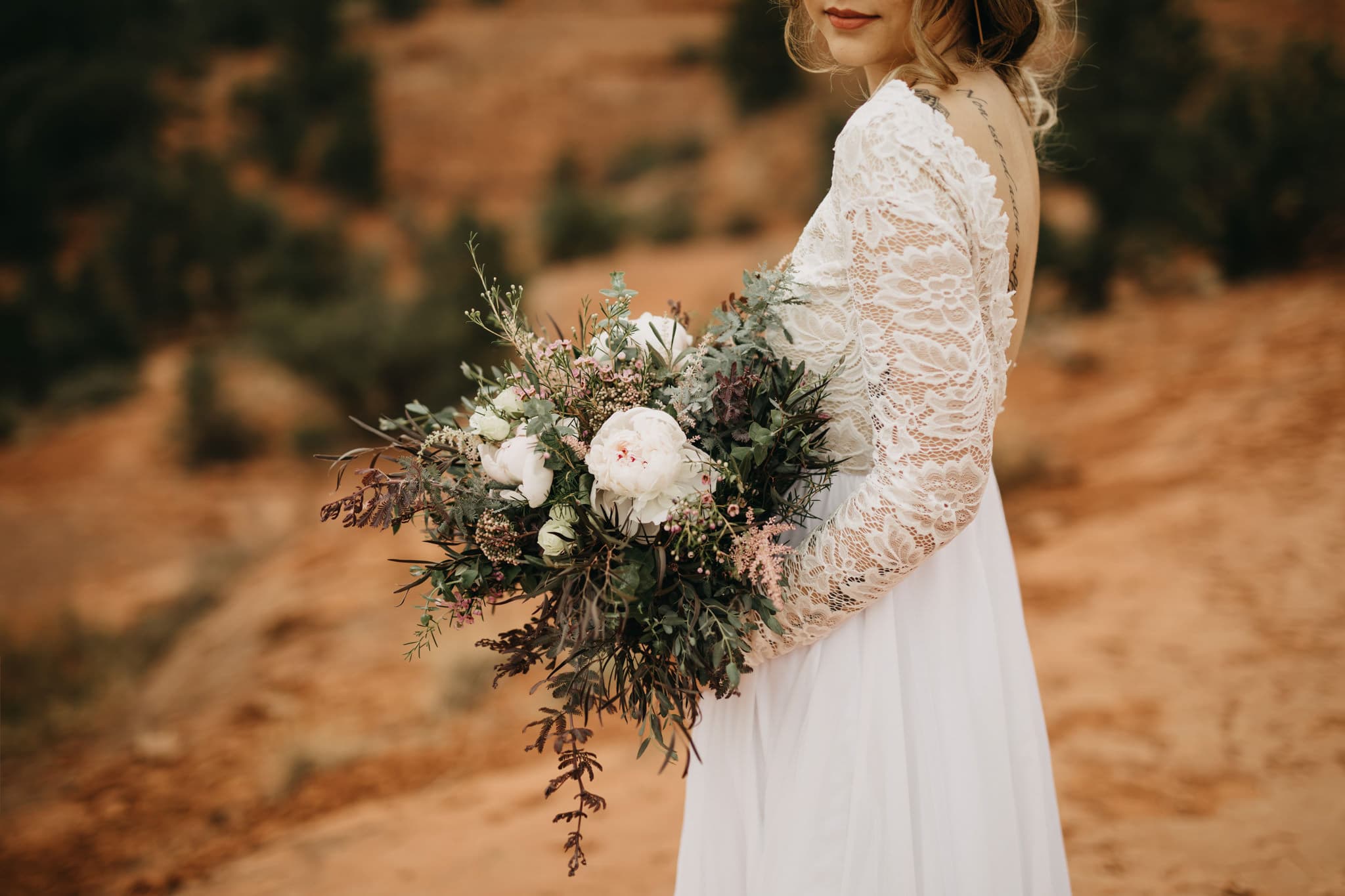 Boho Flower Bouquet by Mountain High Flowers in Sedona