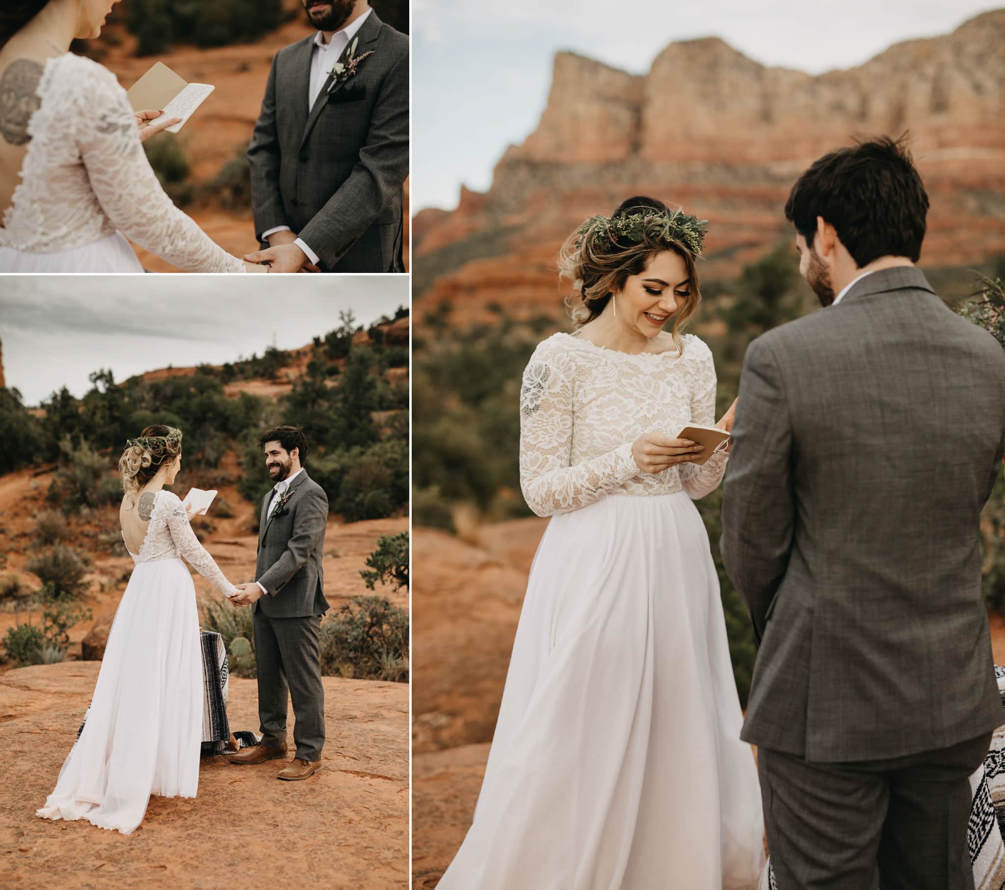 Adventure elopement in Sedona by Amy Bluestar Photography