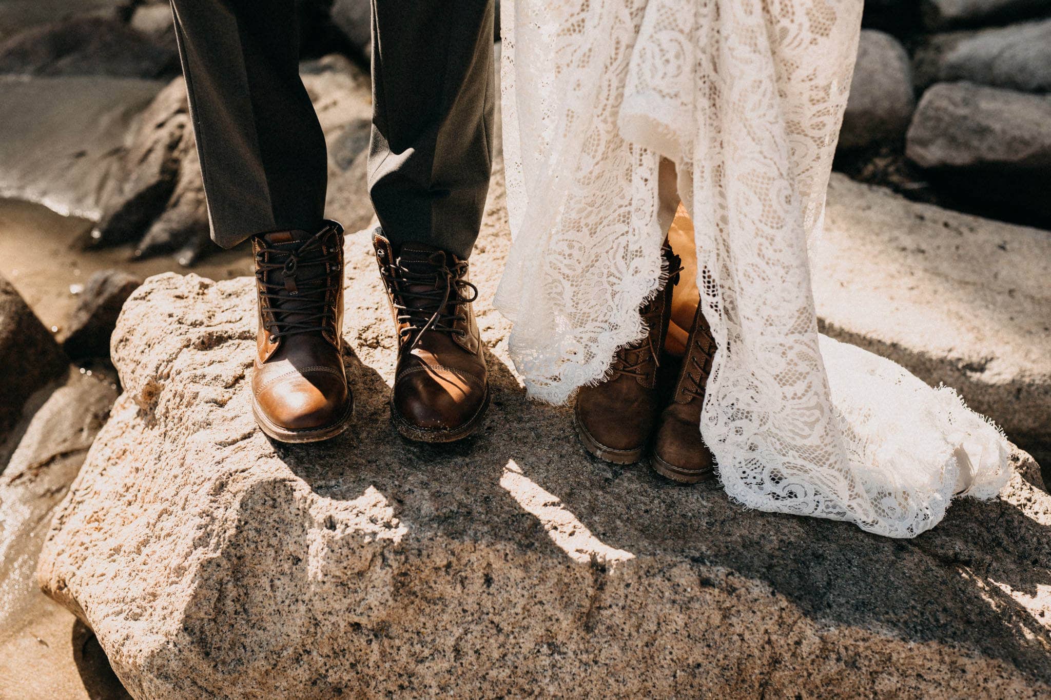 Adventurous Elopement in Acadia National Park