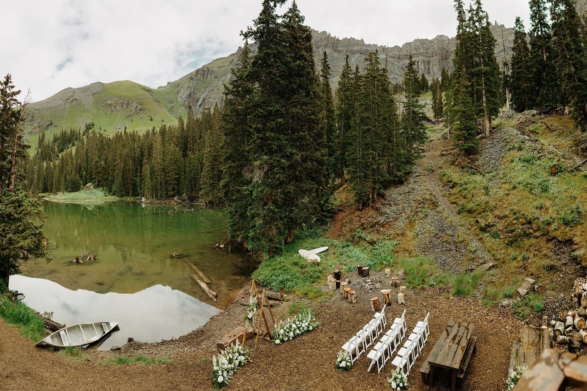 Intimate Wedding at Alta Lakes Observatory