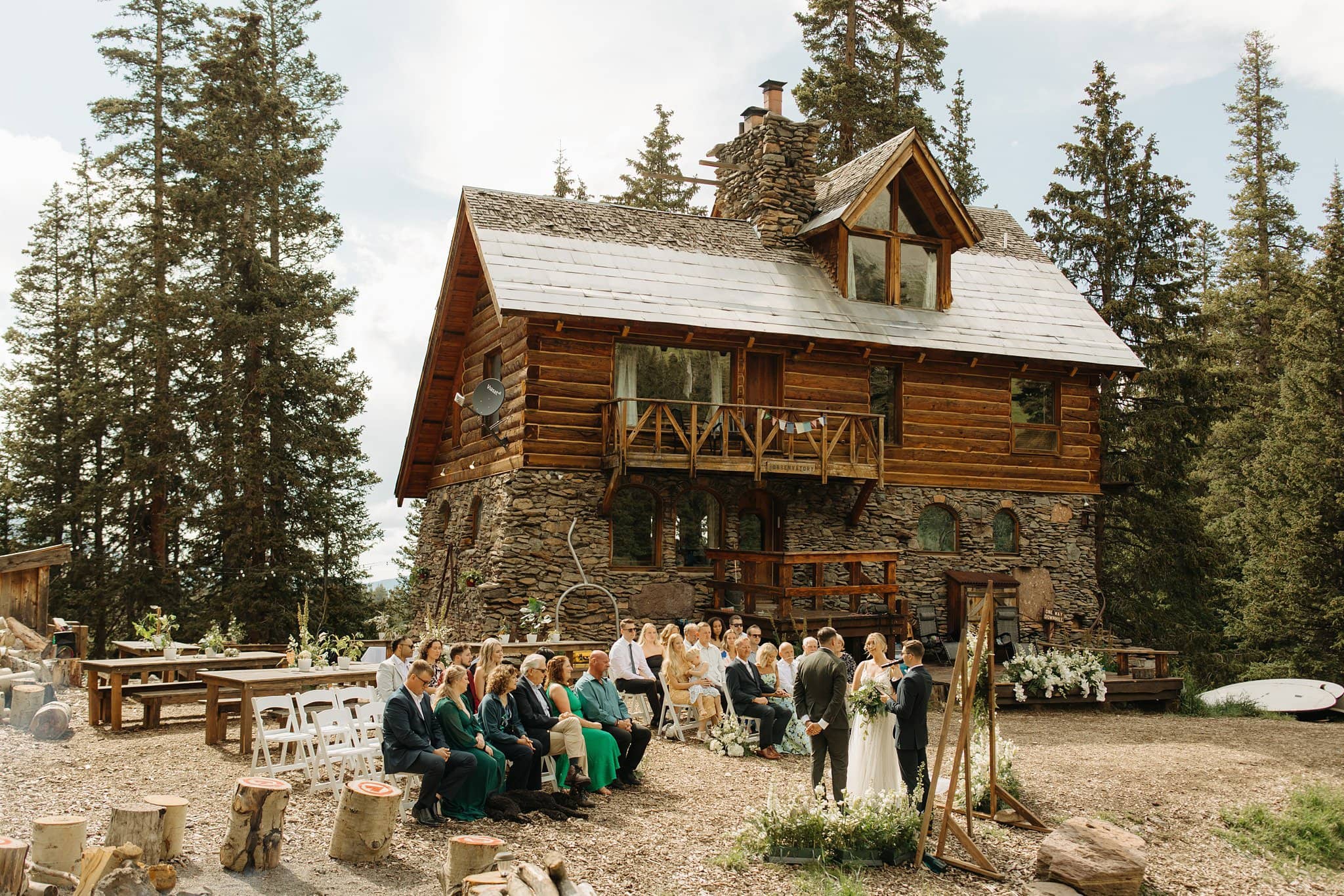 Intimate Wedding at Alta Lakes Observatory
