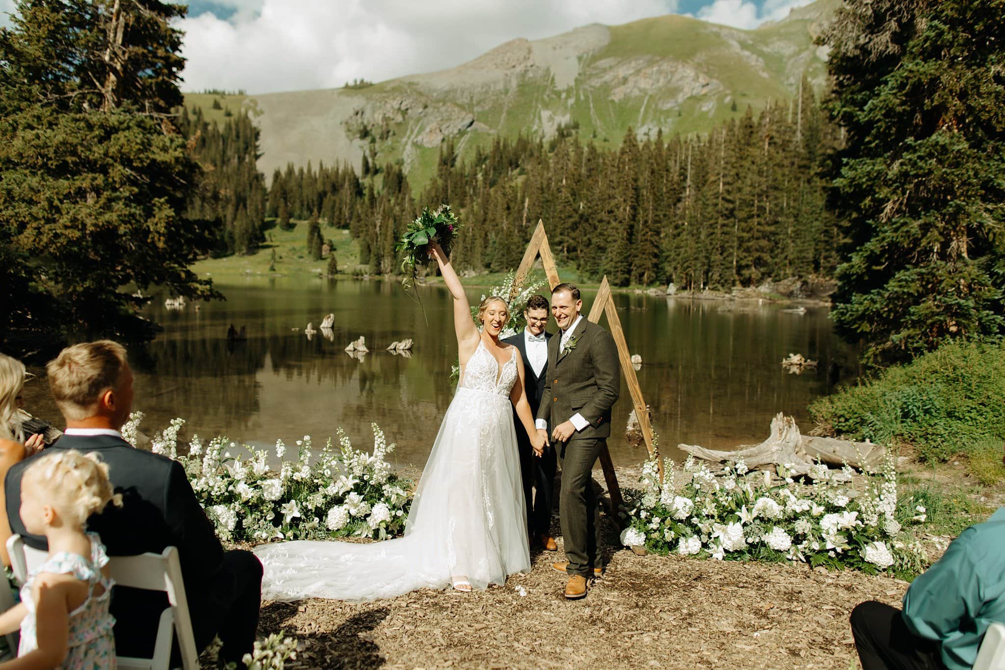 Intimate Wedding at Alta Lakes Observatory