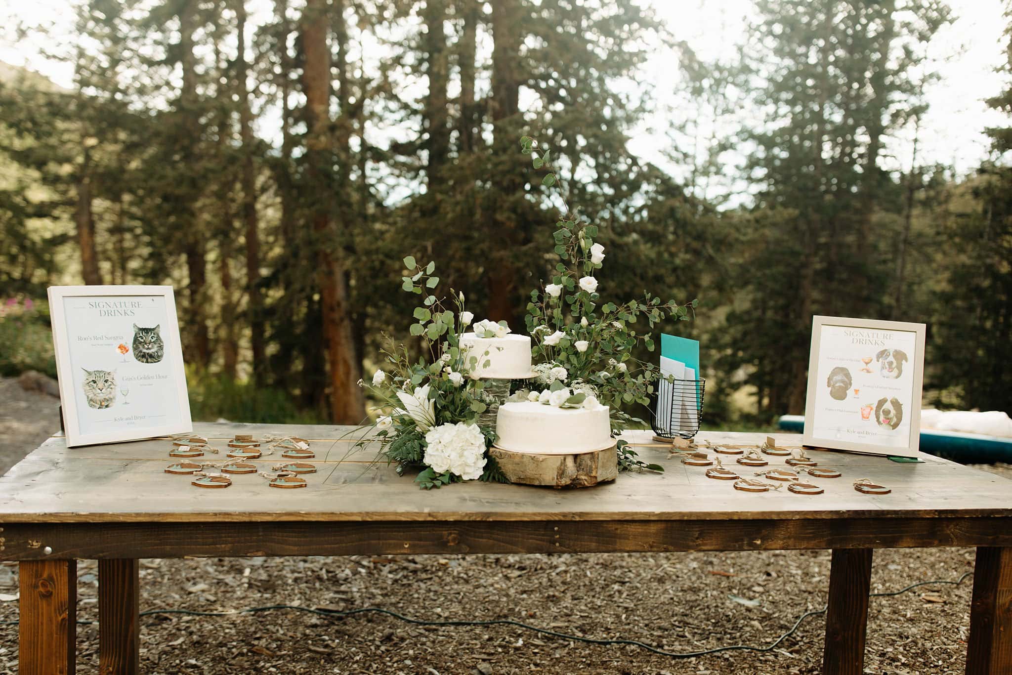 Wedding Details at Alta Lakes Observatory
