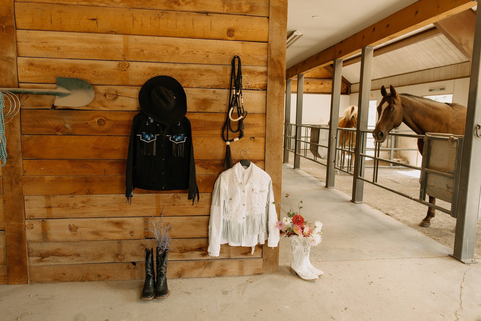 Levi’s Same-Sex Cowboy Shoot with custom levis suit