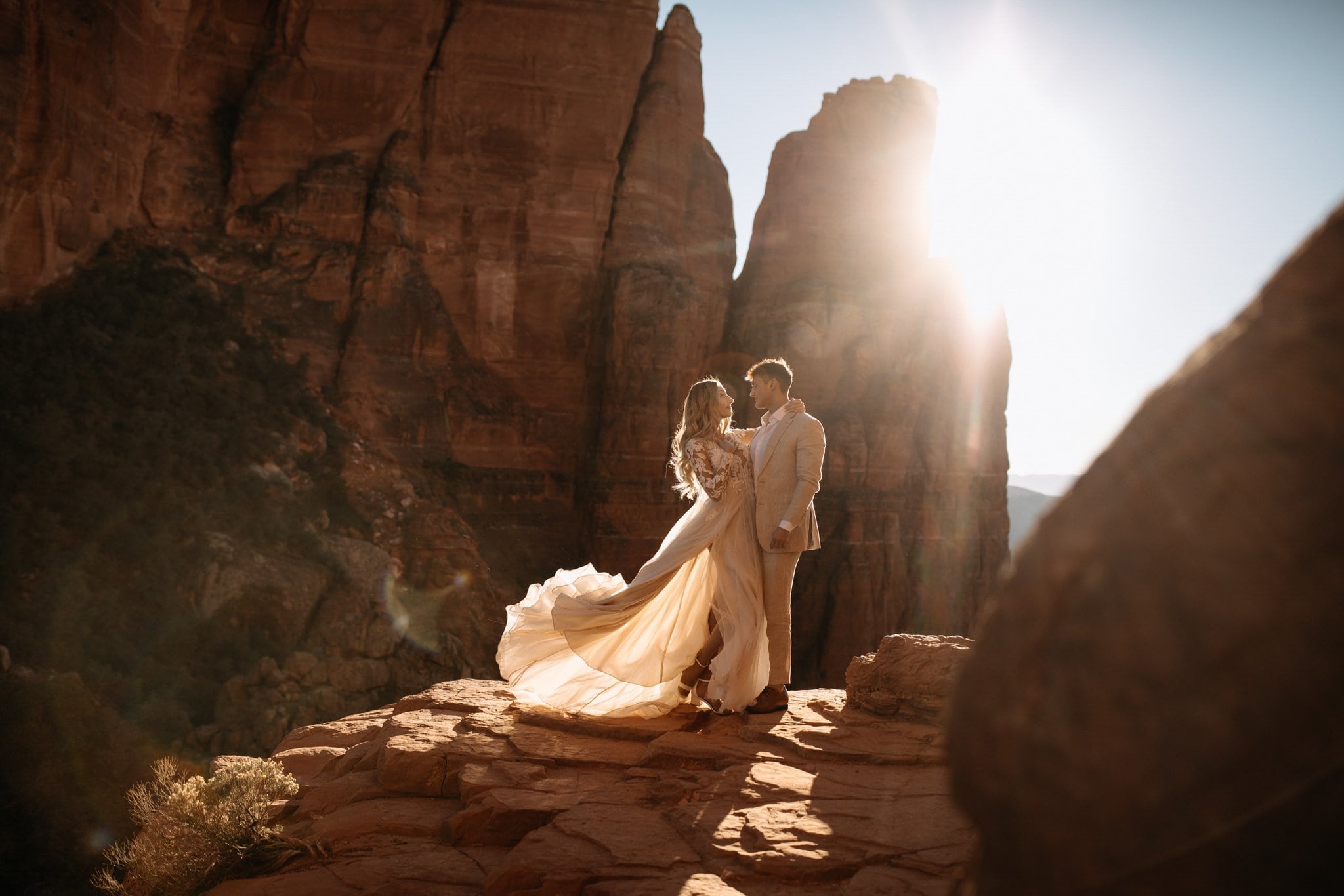 Romantic Elopement at Lost Dutchman State Park
