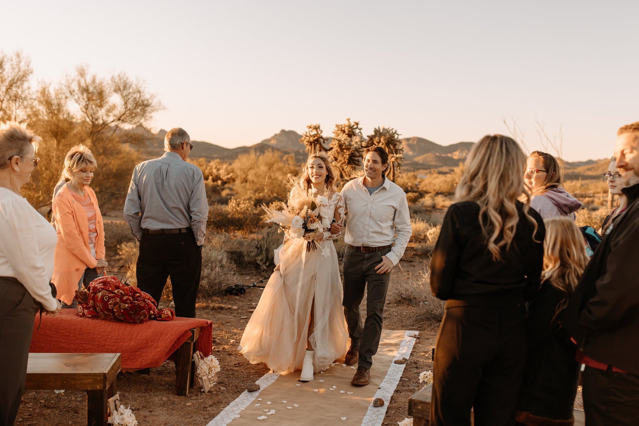 Romantic Elopement at Lost Dutchman State Park