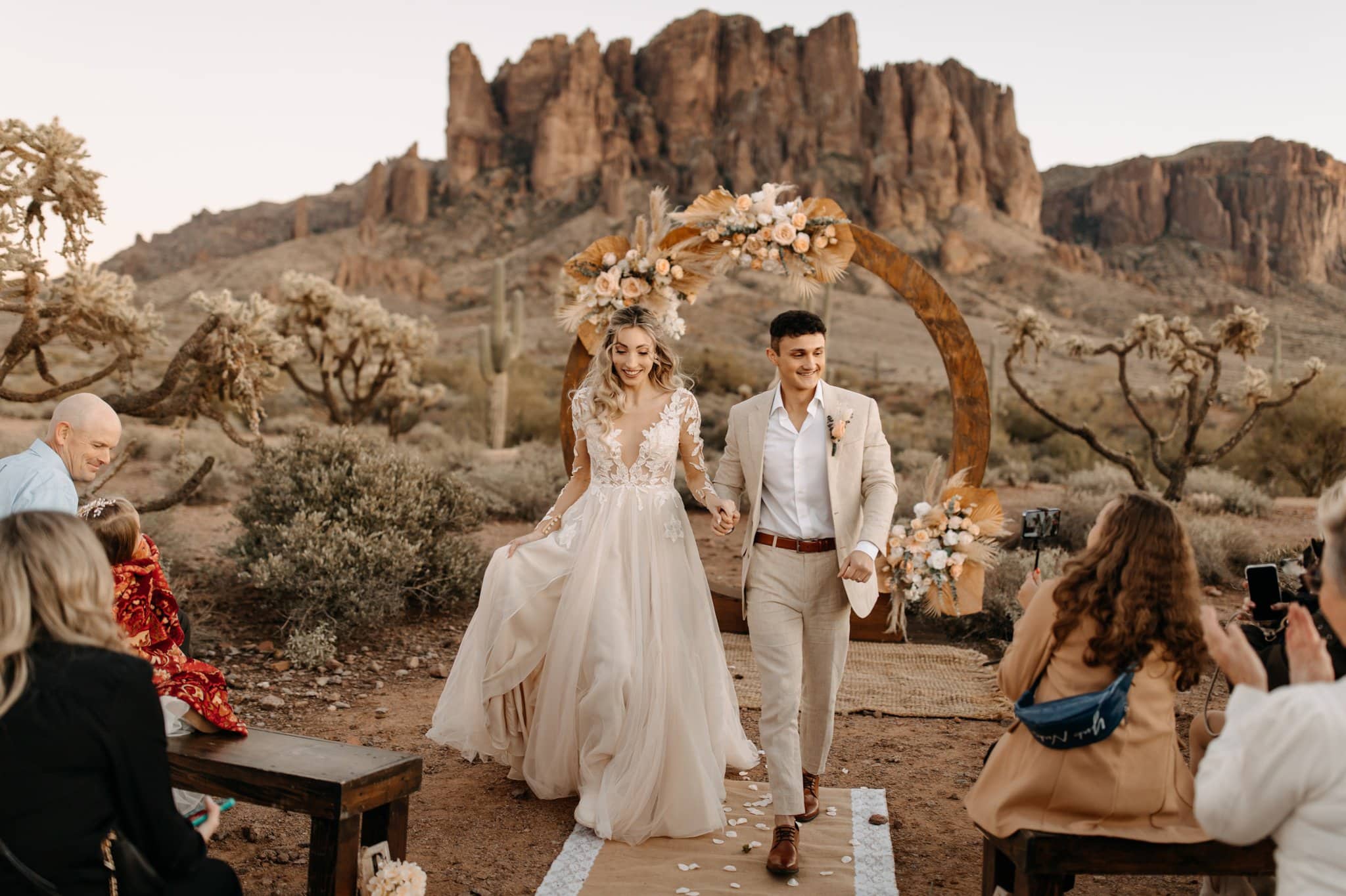 Romantic Elopement at Lost Dutchman State Park