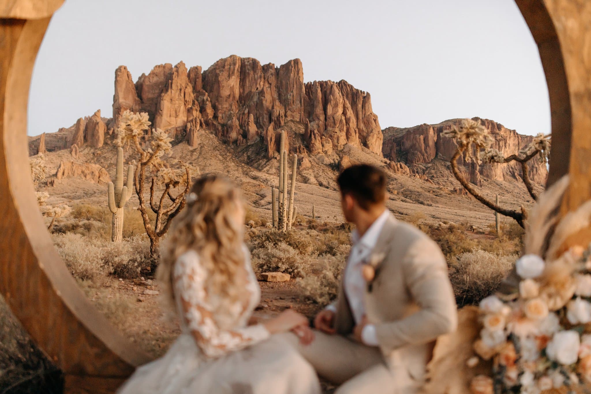 Romantic Elopement at Lost Dutchman State Park