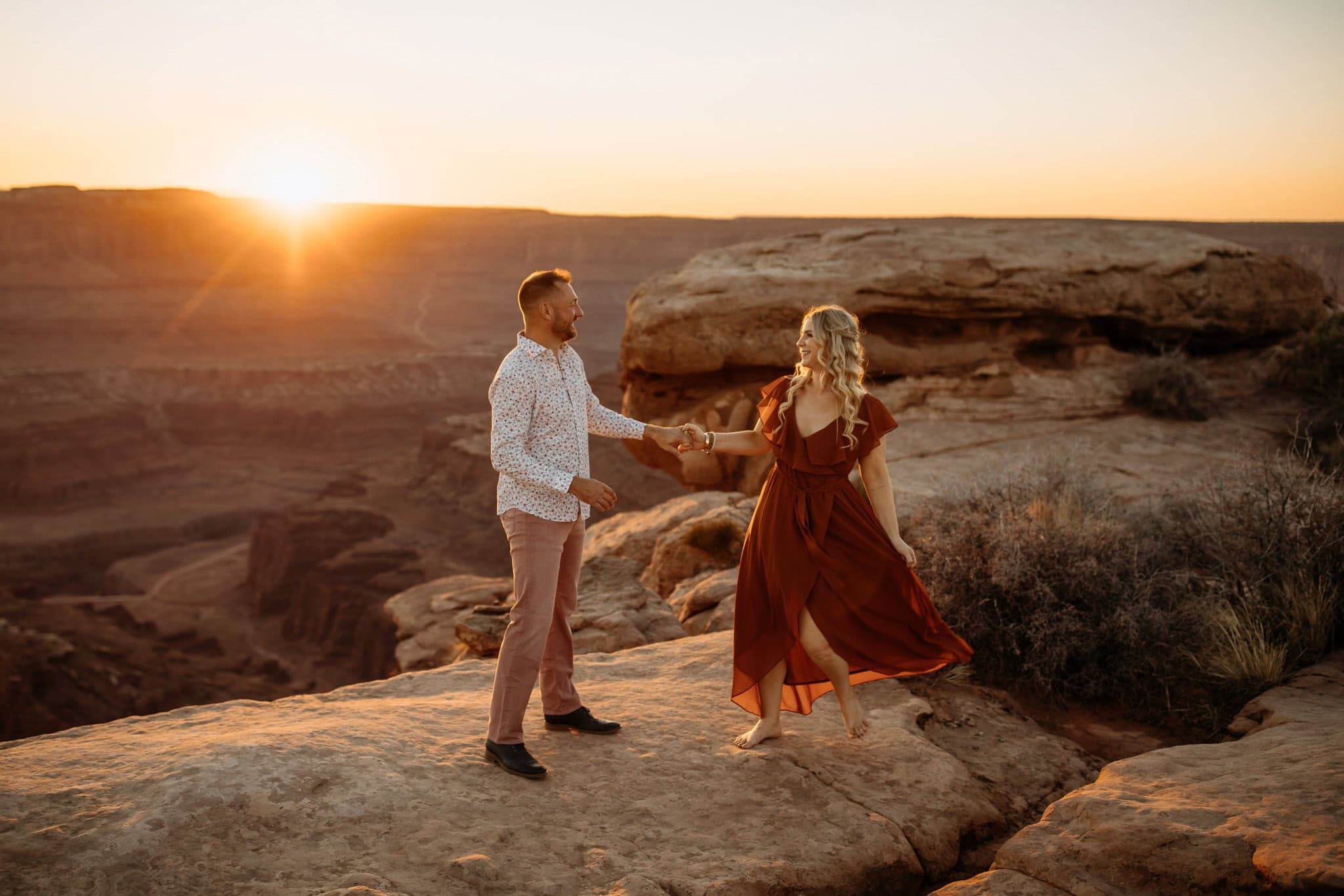Engagement Session at Dead Horse Point in Moab
