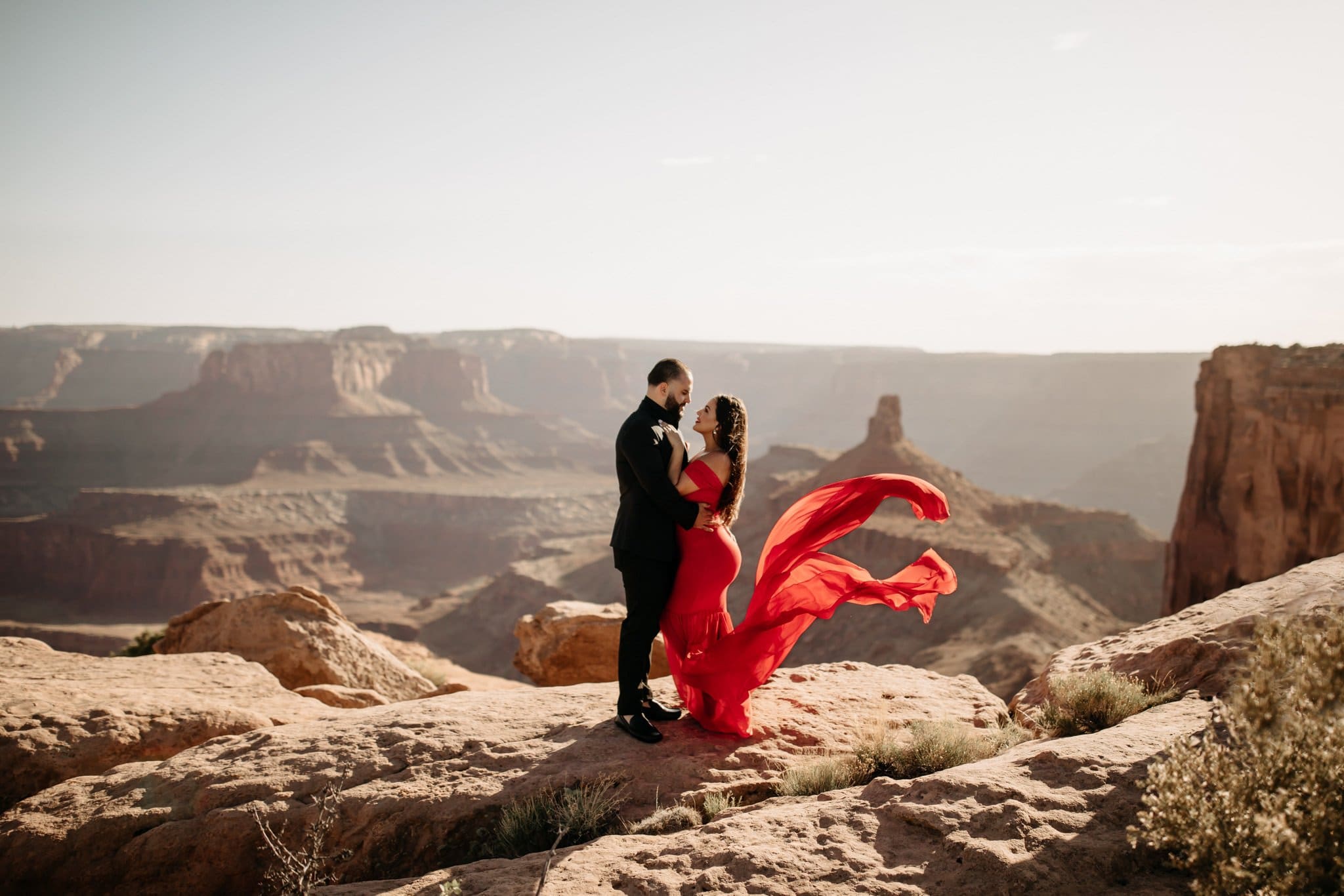 Adventurous Desert Engagement Session in Moab
