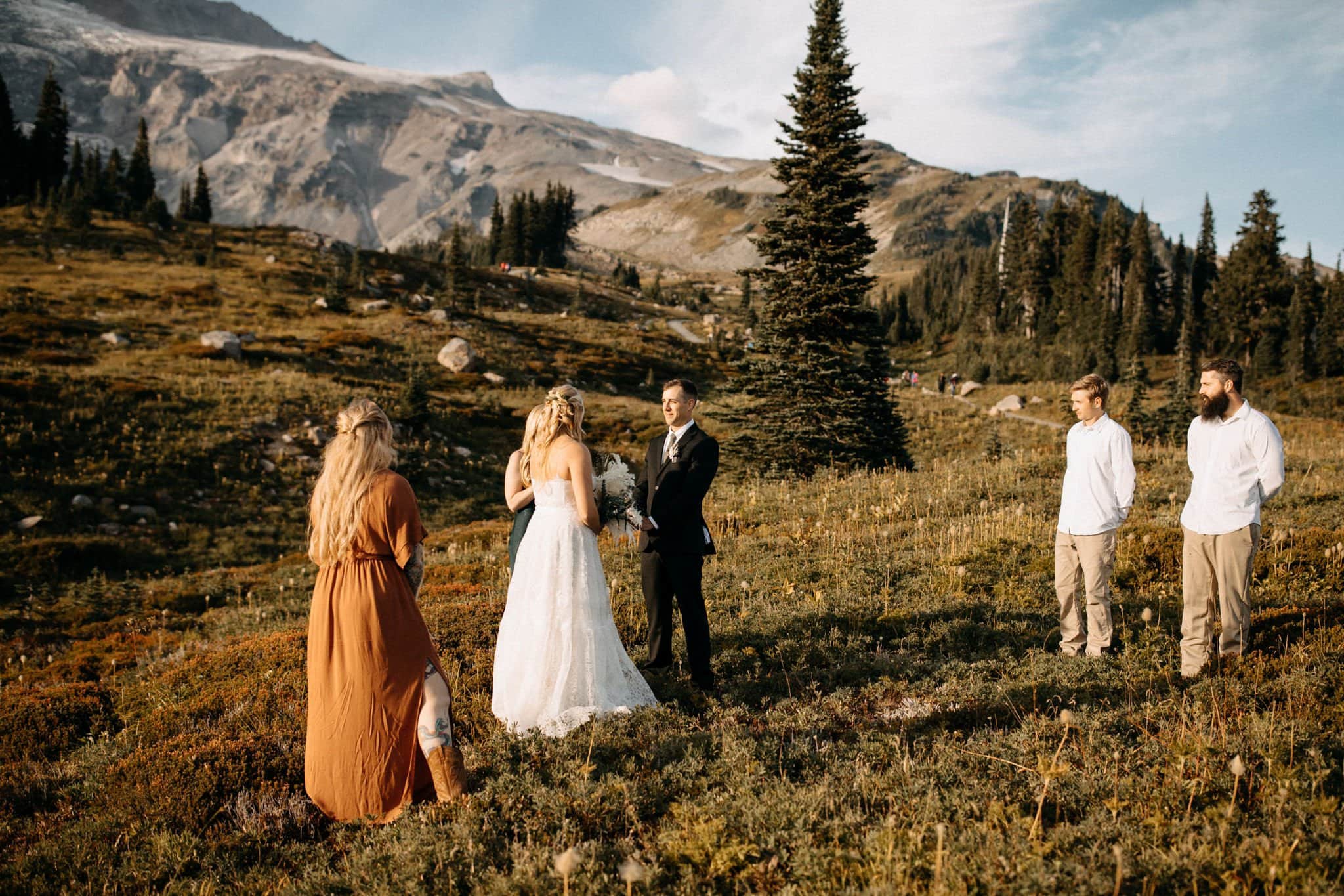 Adventurous Elopement at Mount Rainier National Park