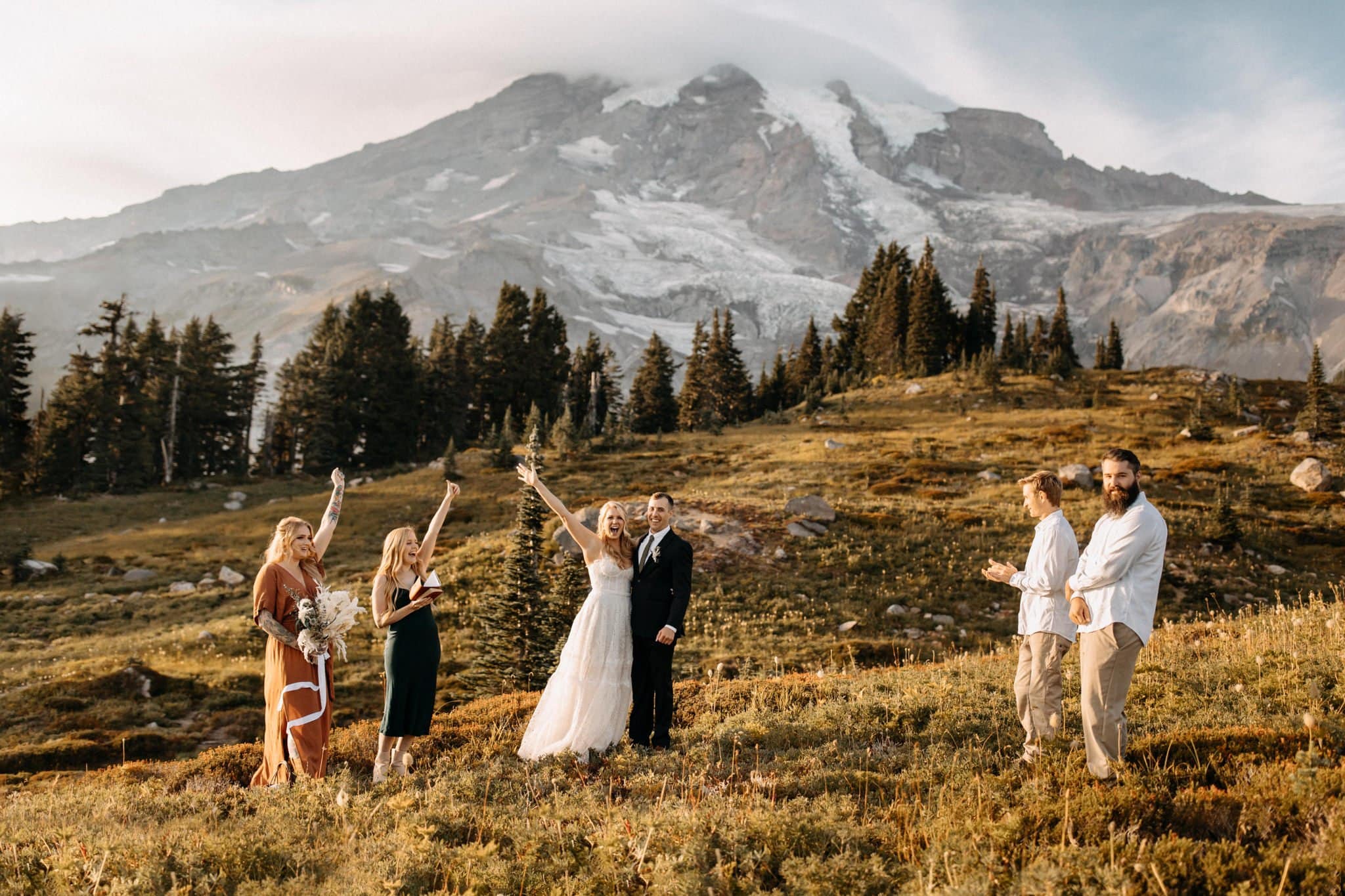 Adventurous Elopement at Mount Rainier National Park