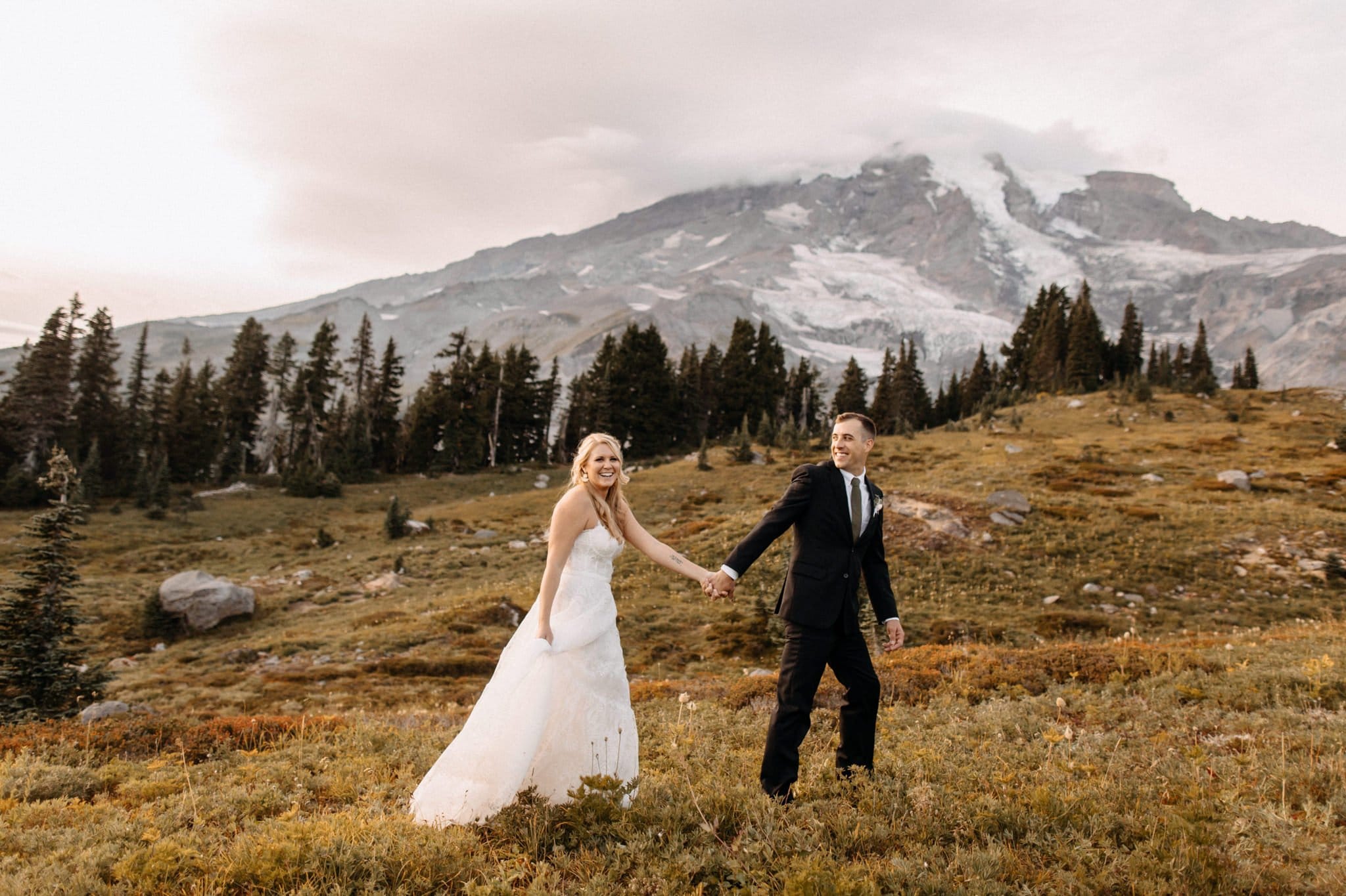 Adventurous Elopement at Mount Rainier National Park