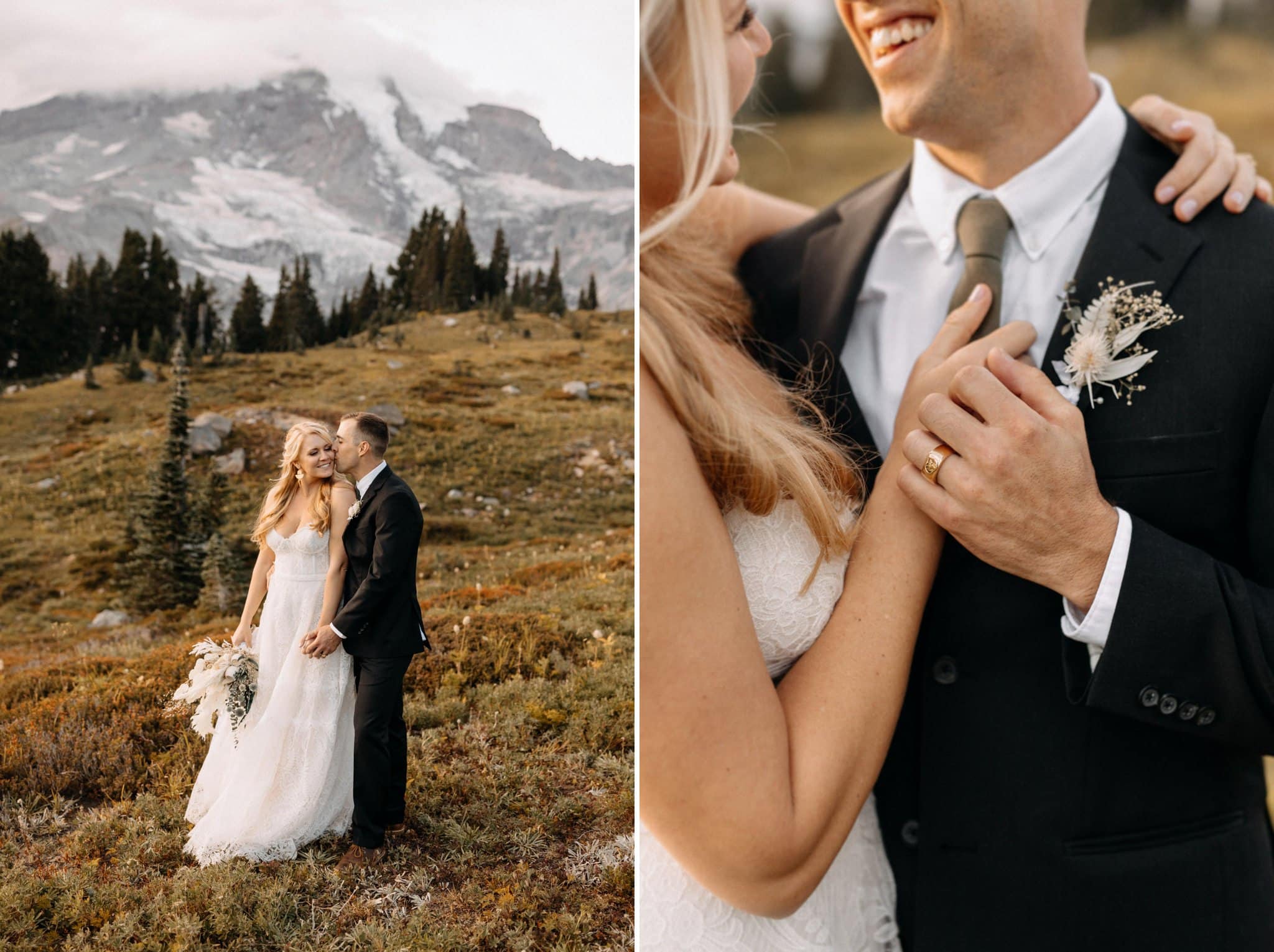 Adventurous Elopement at Mount Rainier National Park