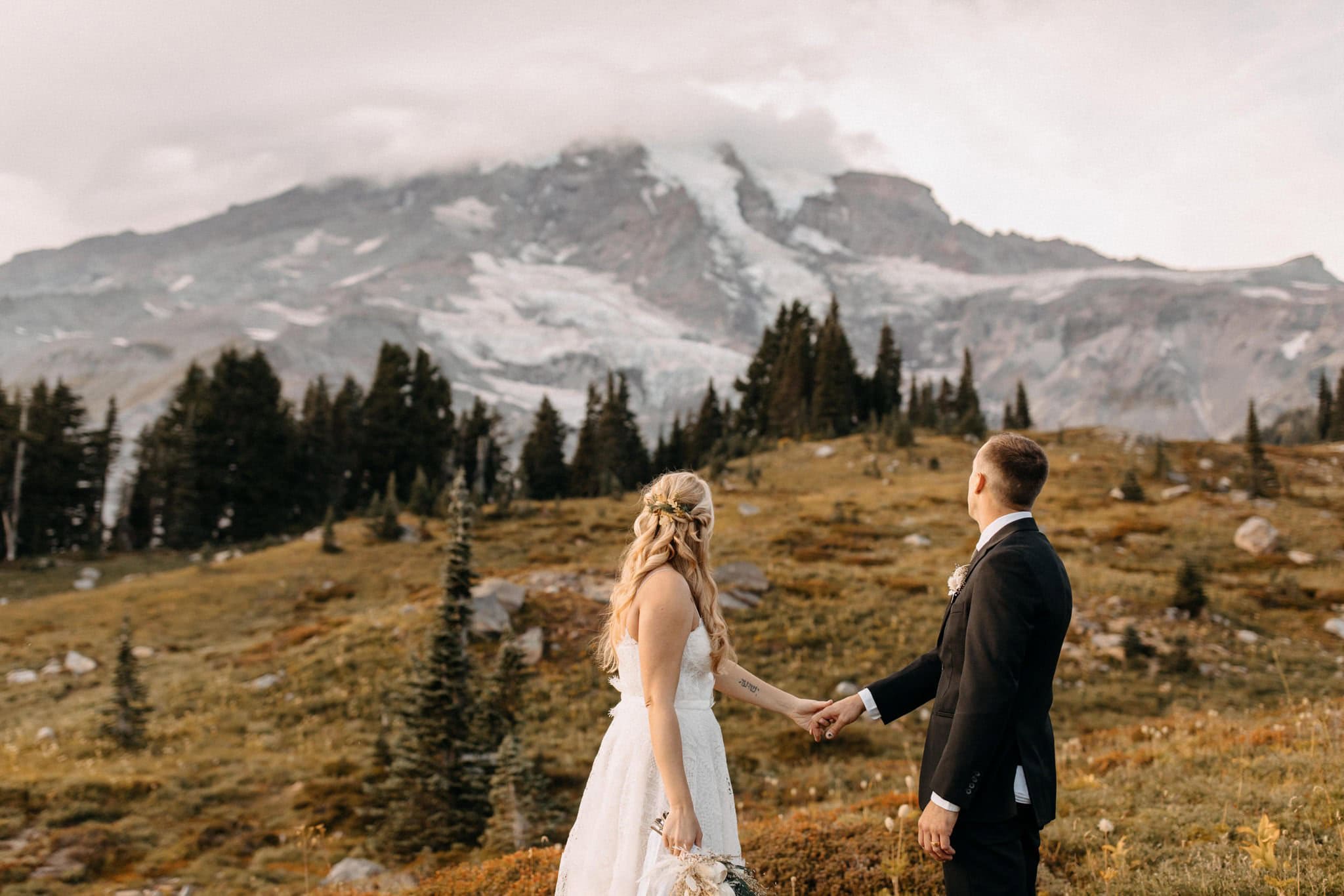 Adventurous Elopement at Mount Rainier National Park