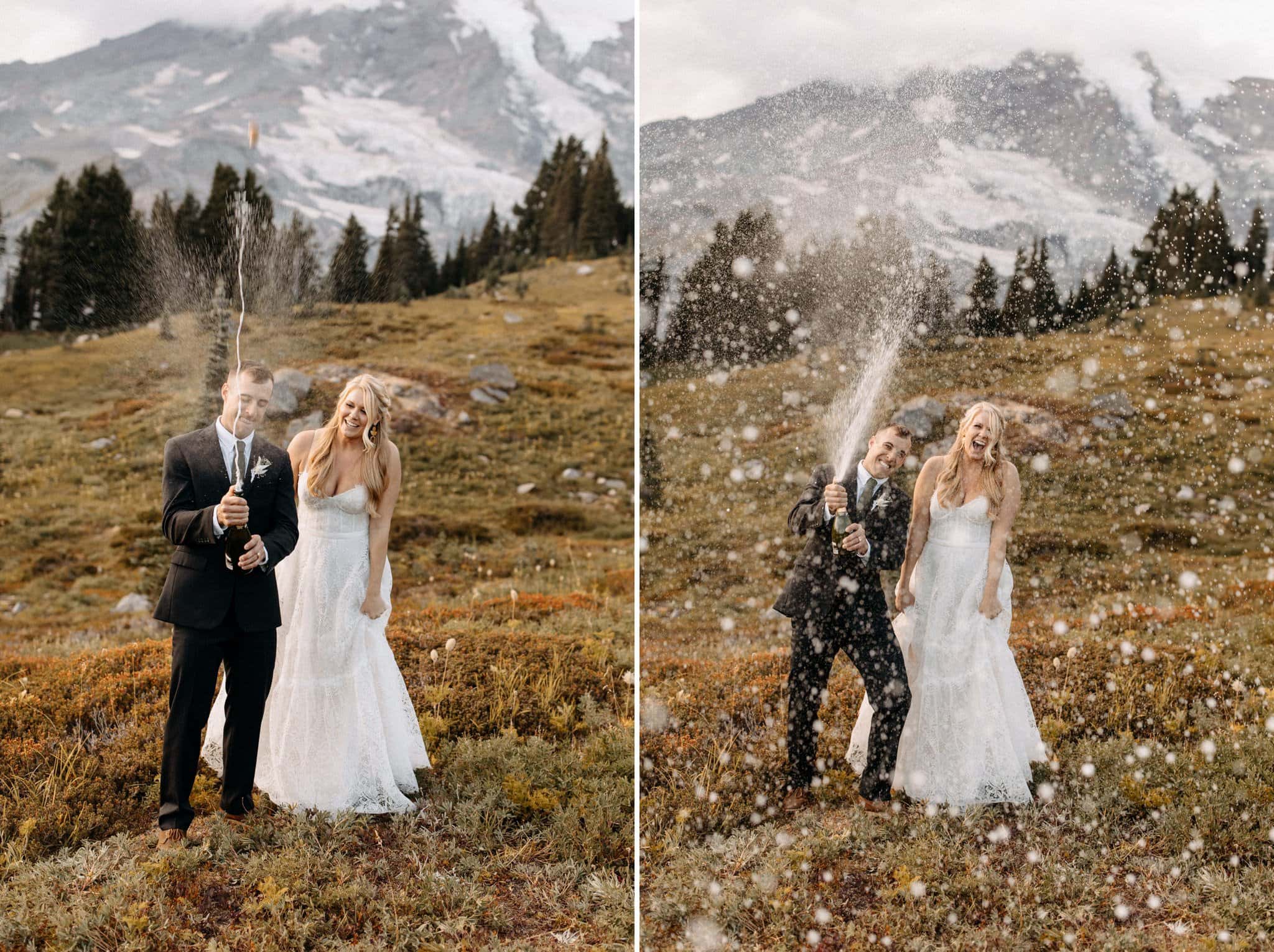 Adventurous Elopement at Mount Rainier National Park