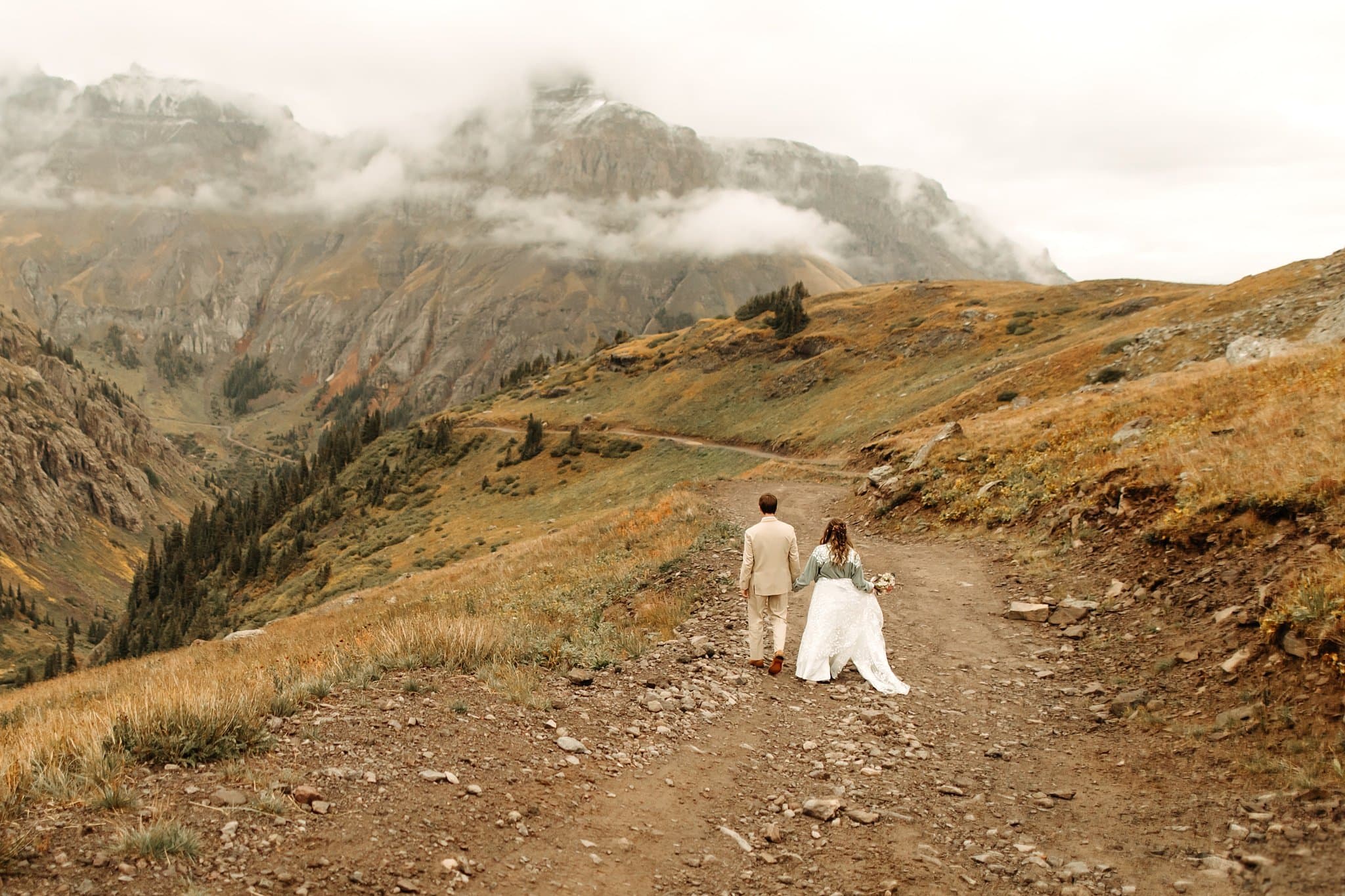 mountaintop elopement in ouray