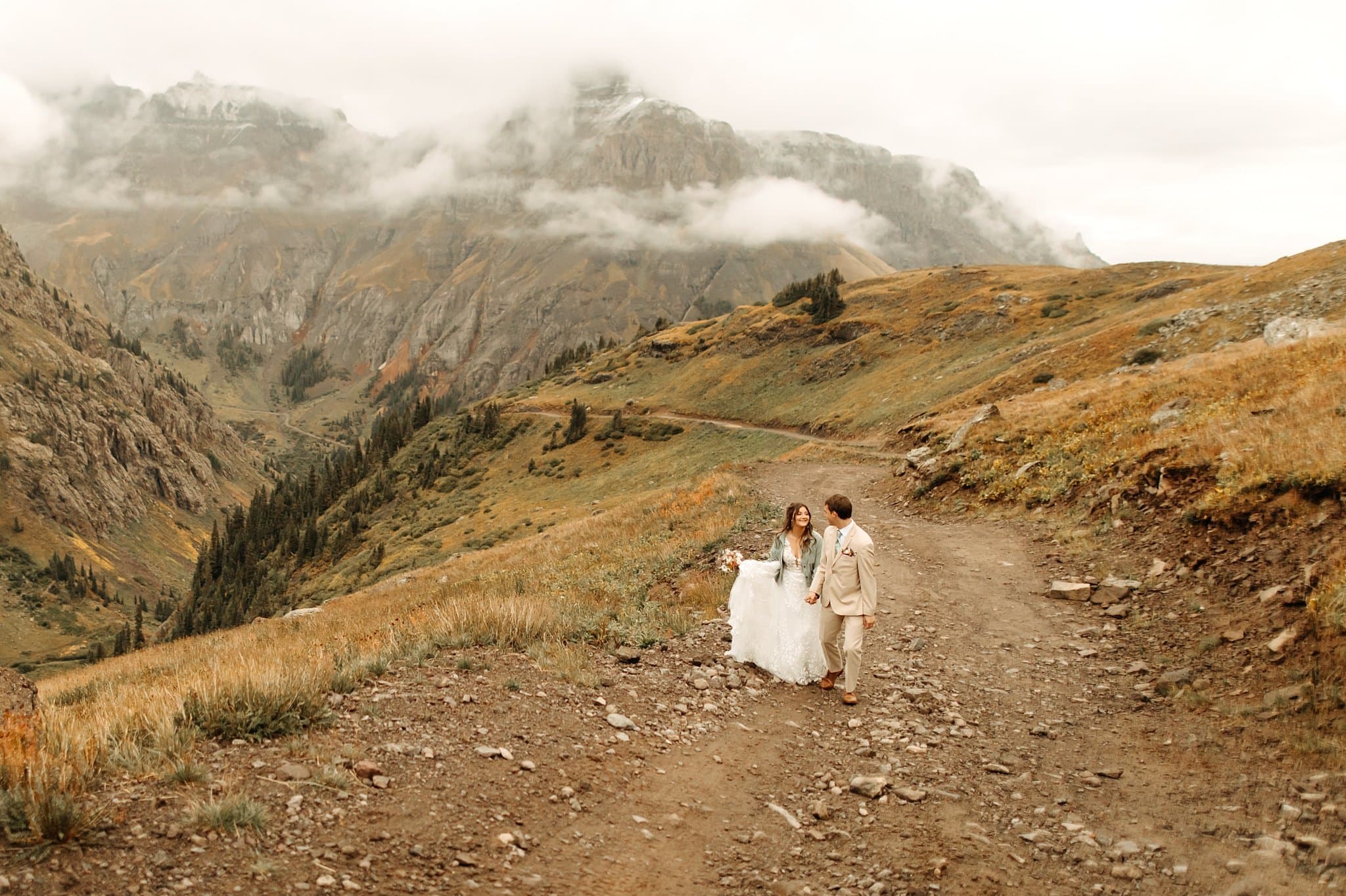 mountaintop elopement in ouray