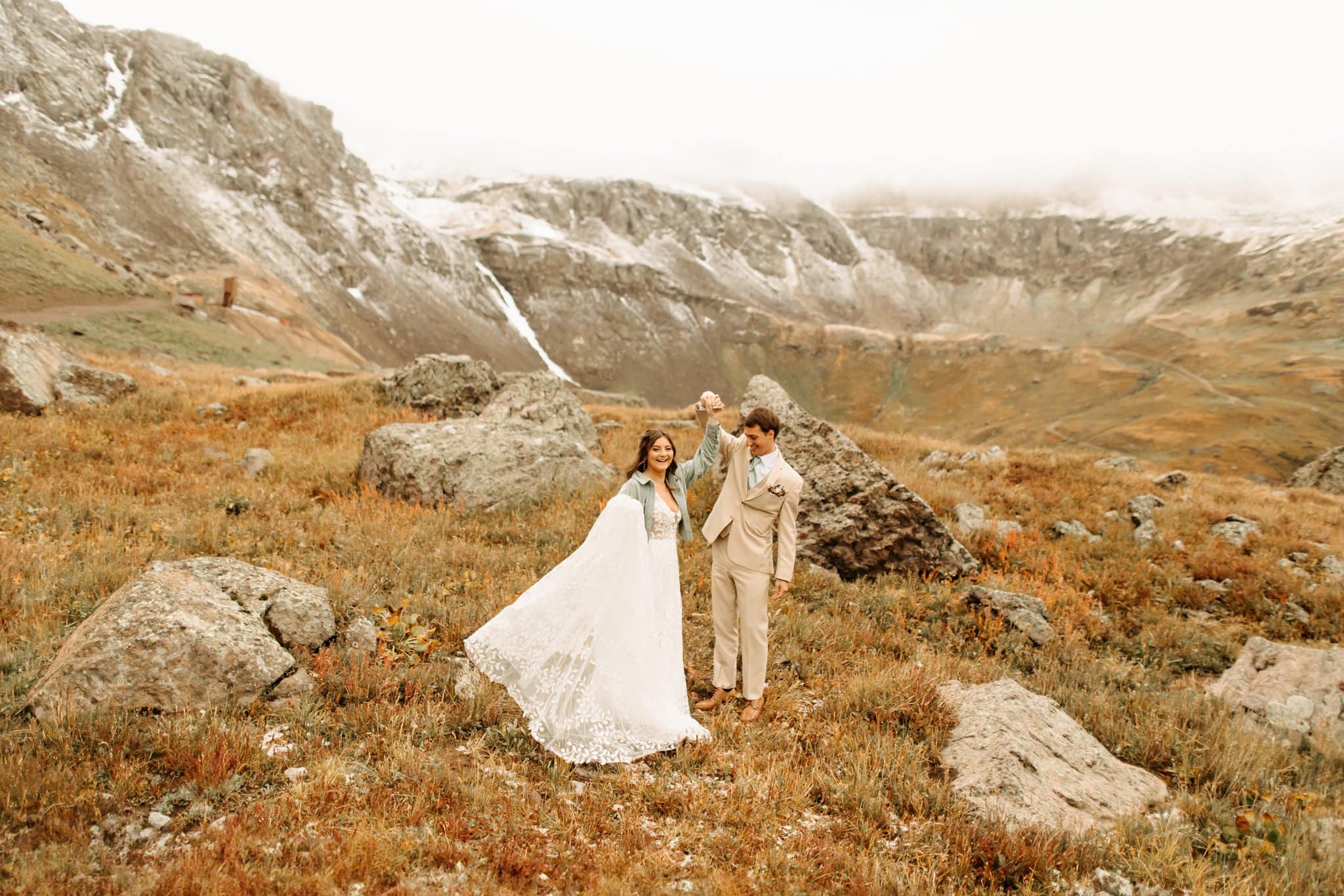Mountaintop Elopement in Ouray