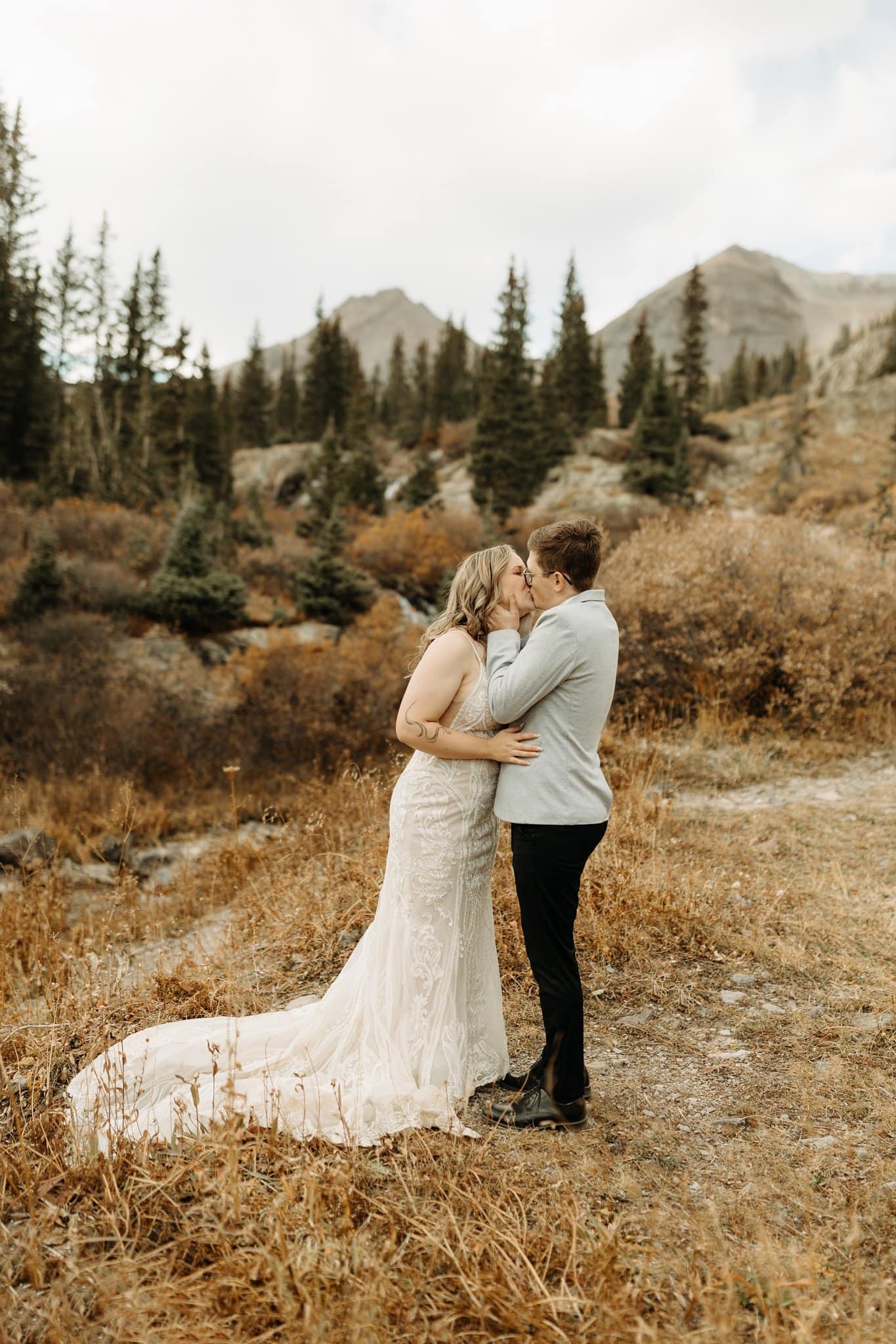 mountaintop elopement in Ouray