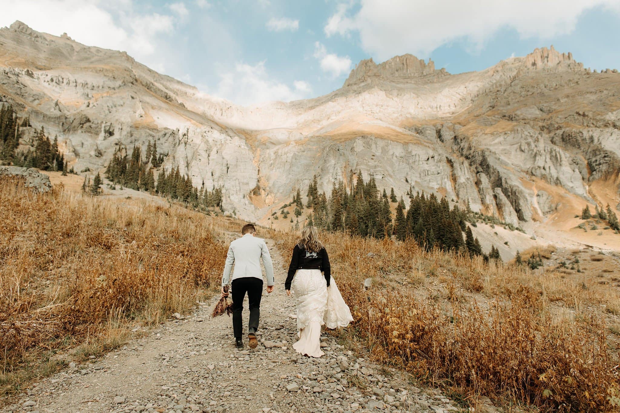 mountaintop elopement in Ouray