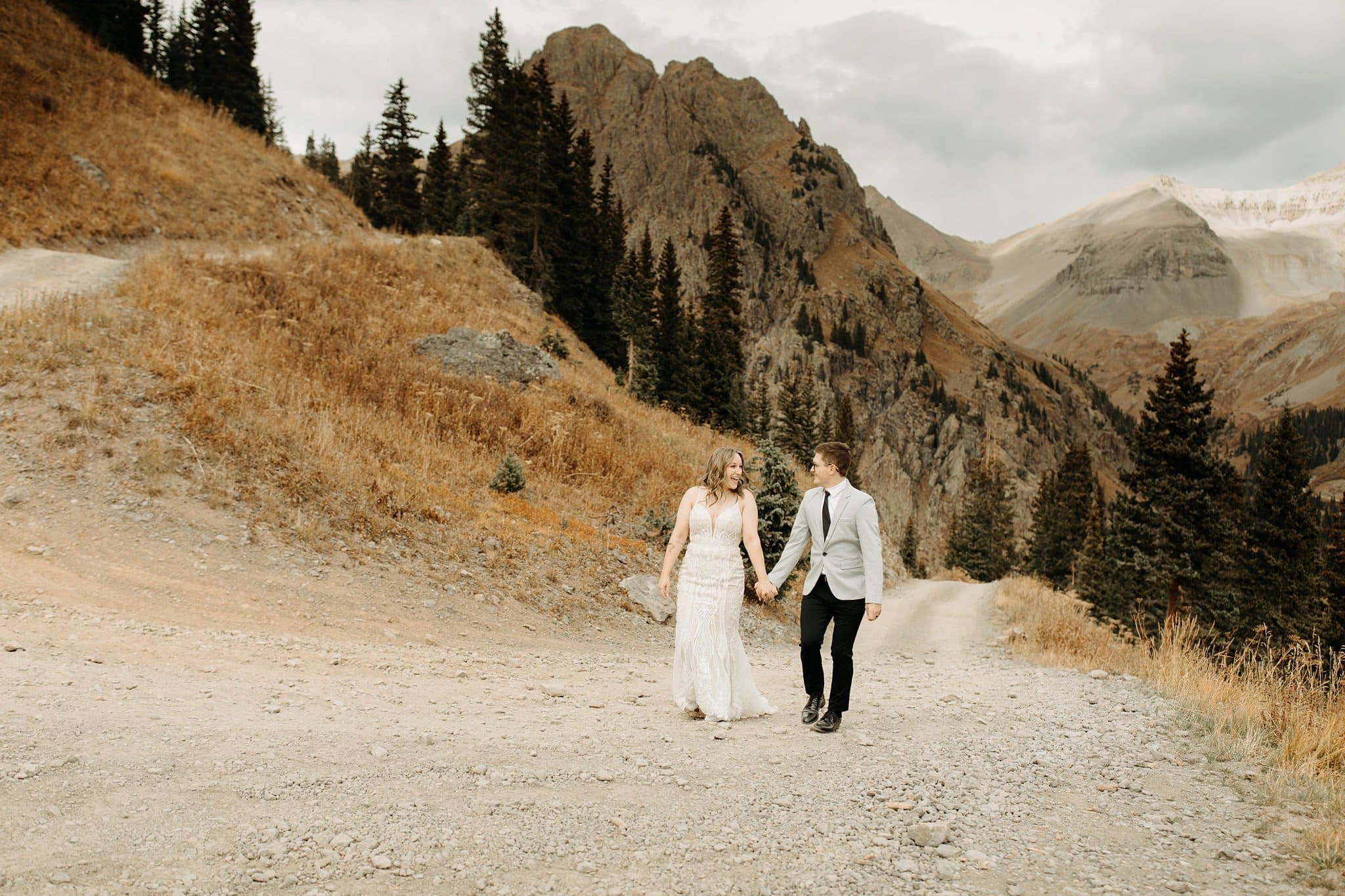 mountaintop elopement in Ouray