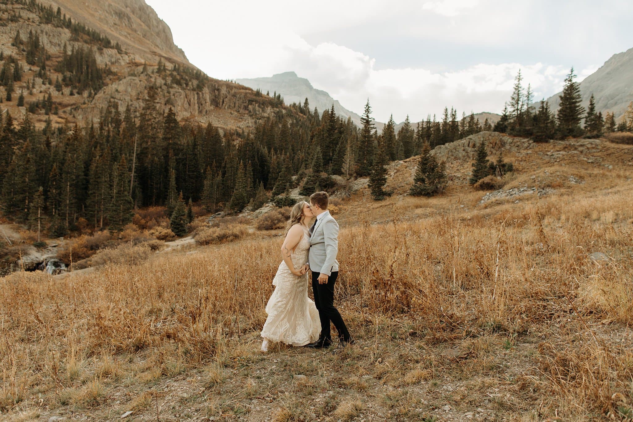 mountaintop elopement in Ouray