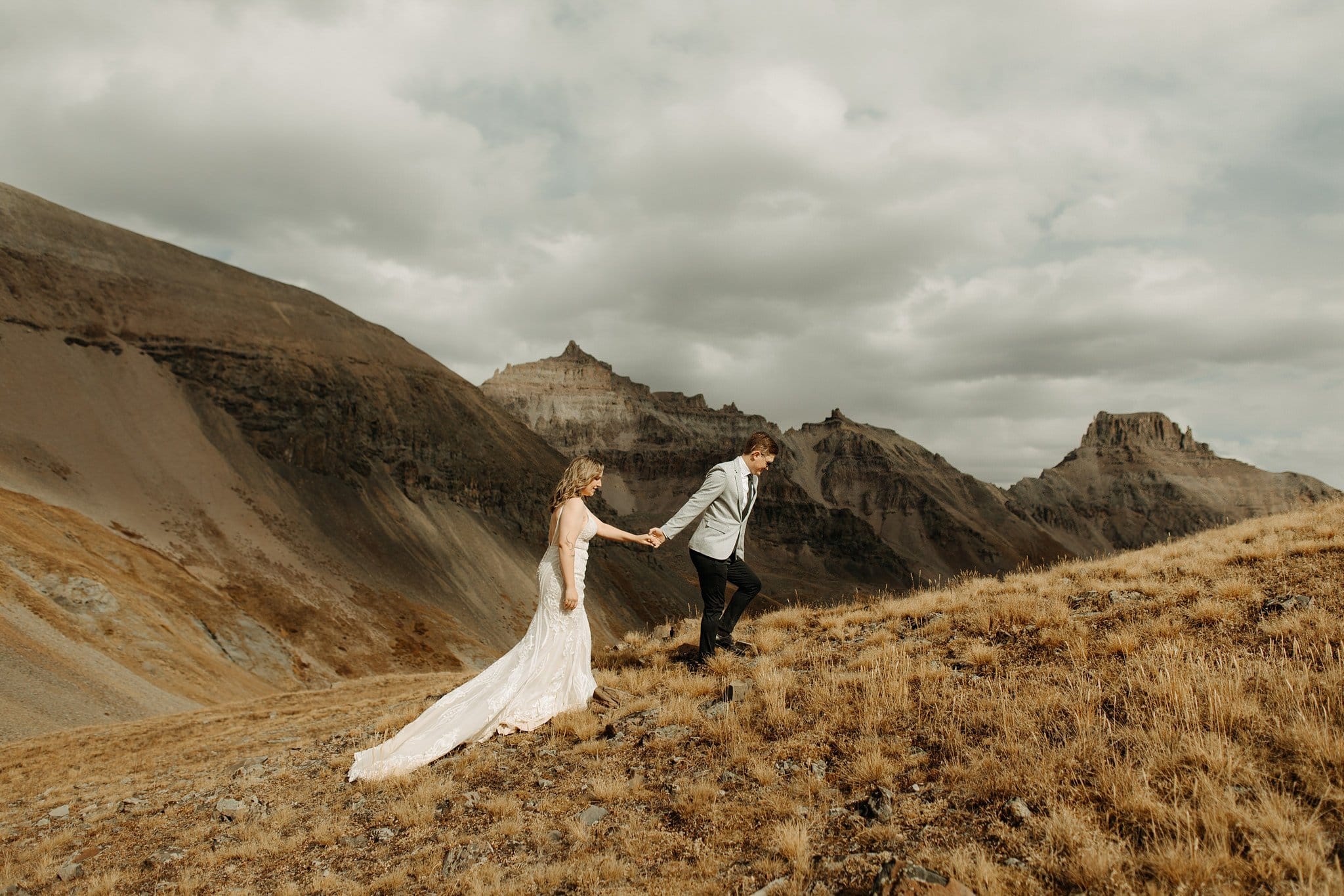 Rugged Mountaintop Elopement in Ouray
