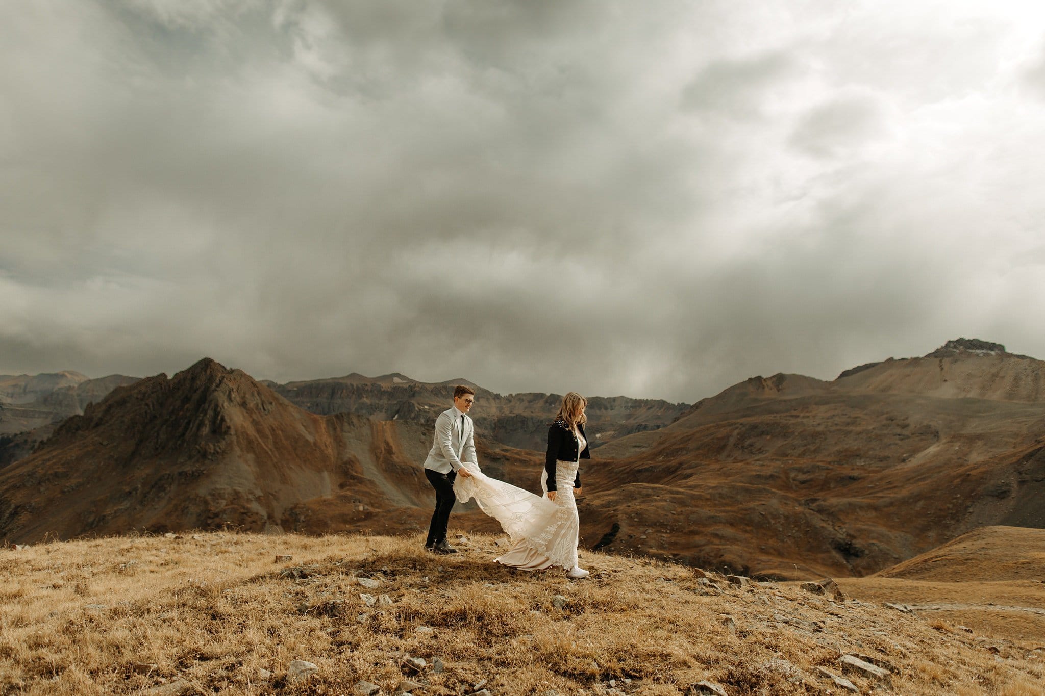 Rugged Mountaintop Elopement in Ouray