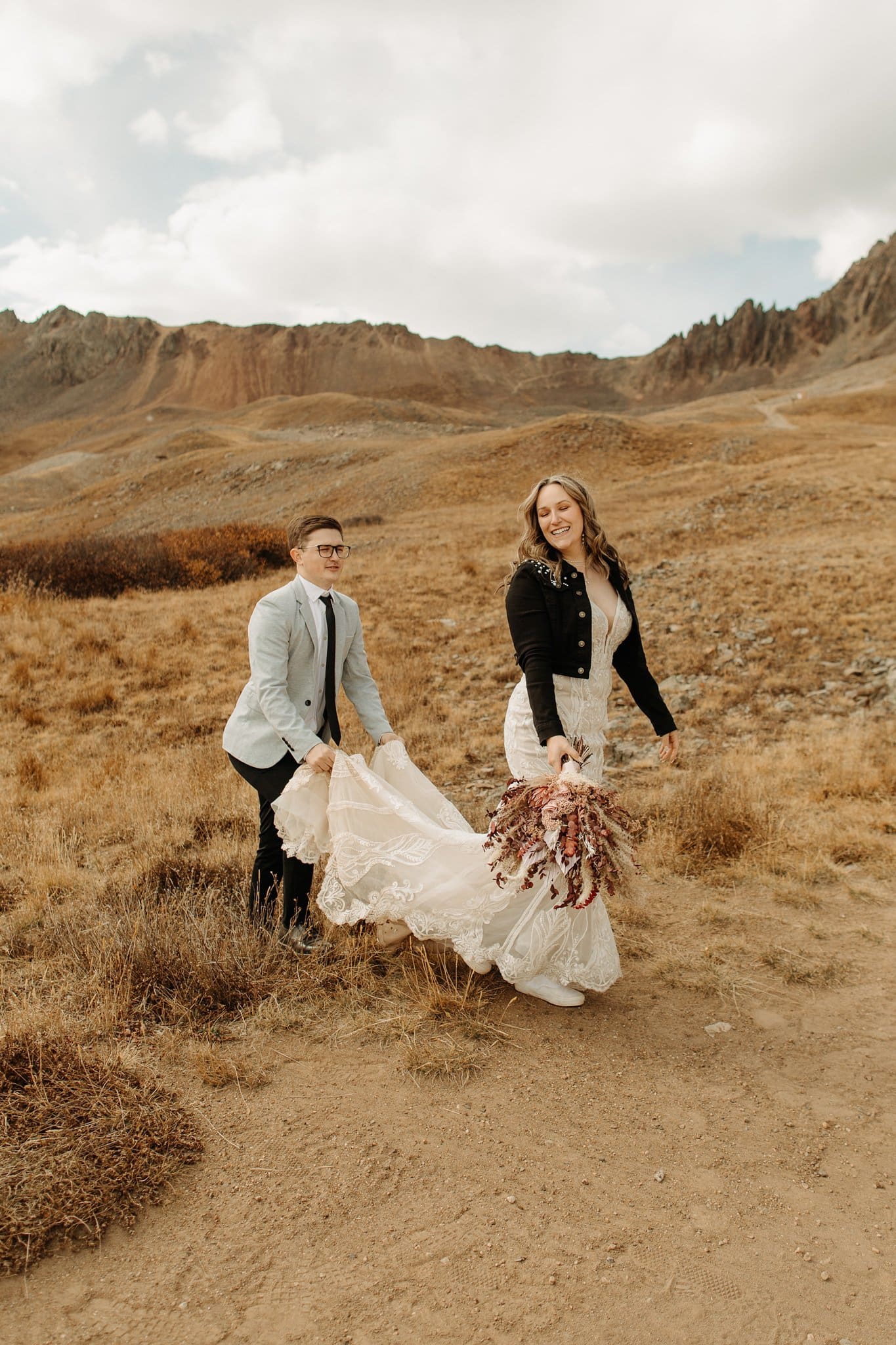 Rugged Mountaintop Elopement in Ouray