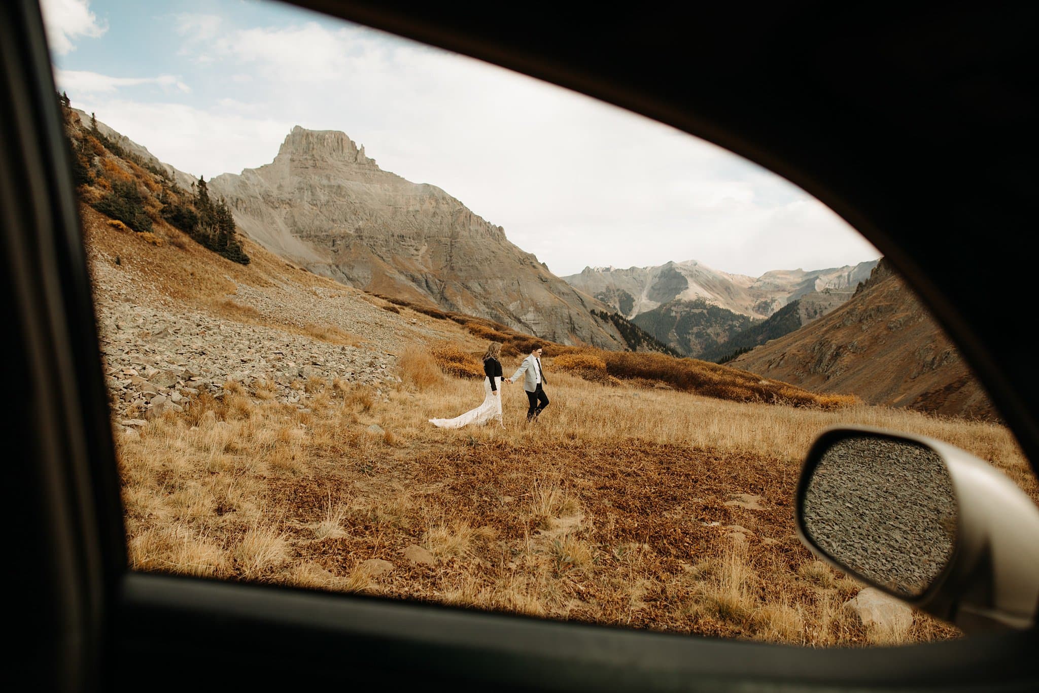 mountaintop elopement in Ouray