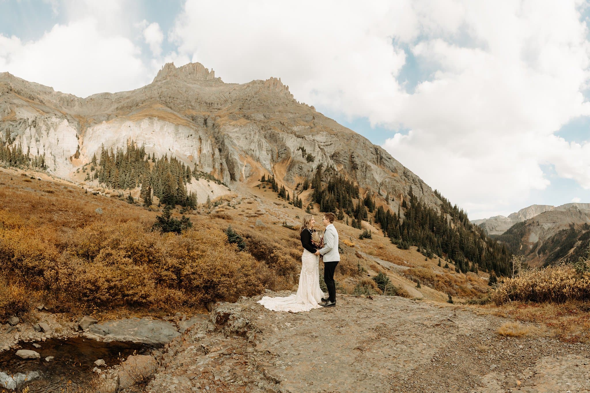 Rugged Mountaintop Elopement in Ouray