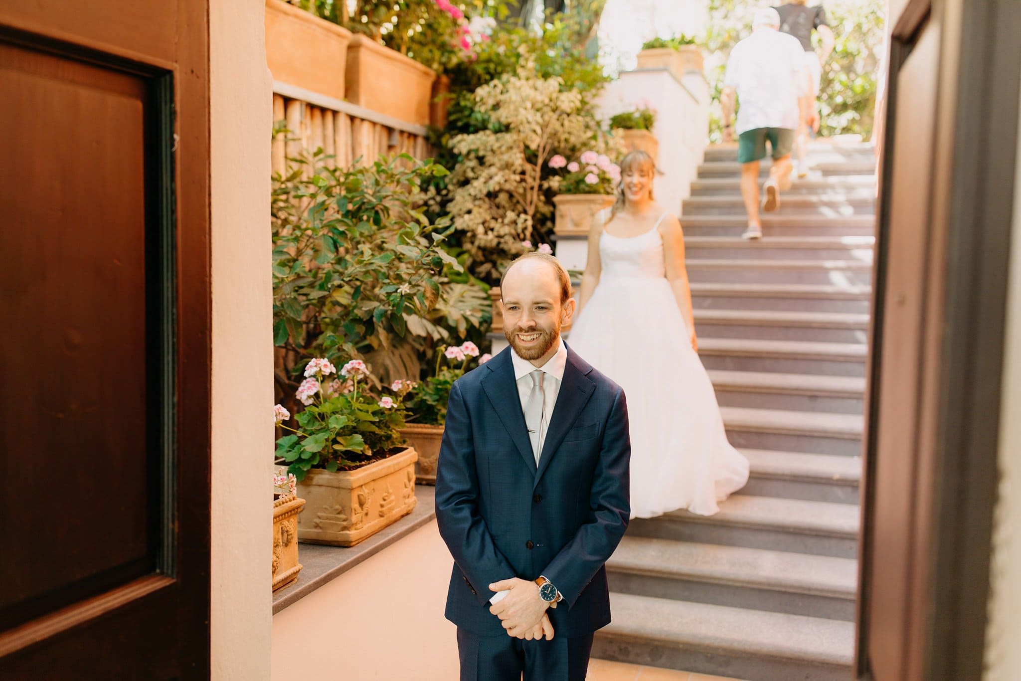 Romantic elopement in Positano, Italy