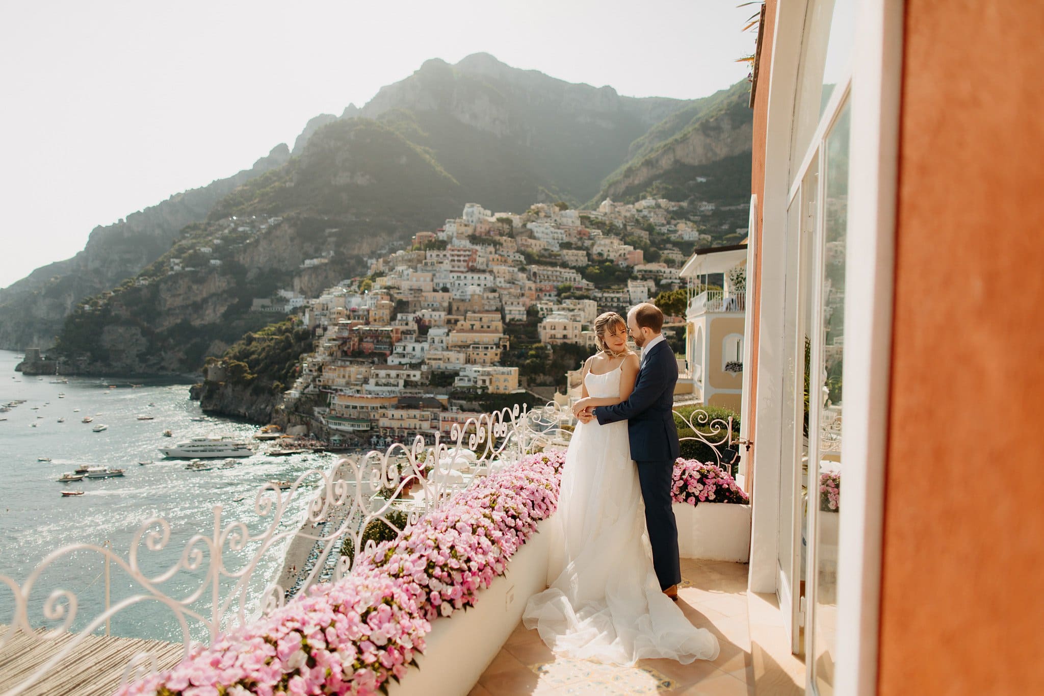 Romantic elopement in Positano, Italy