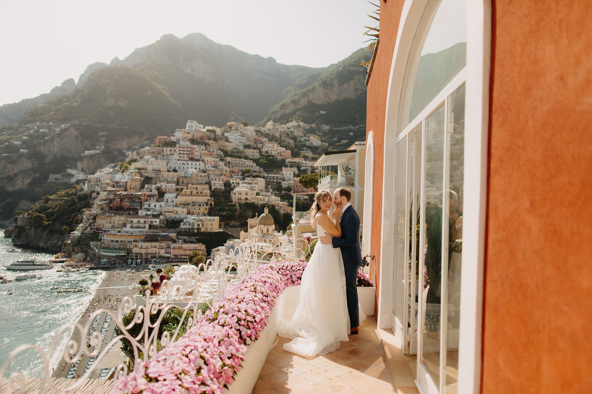 Romantic elopement in Positano, Italy