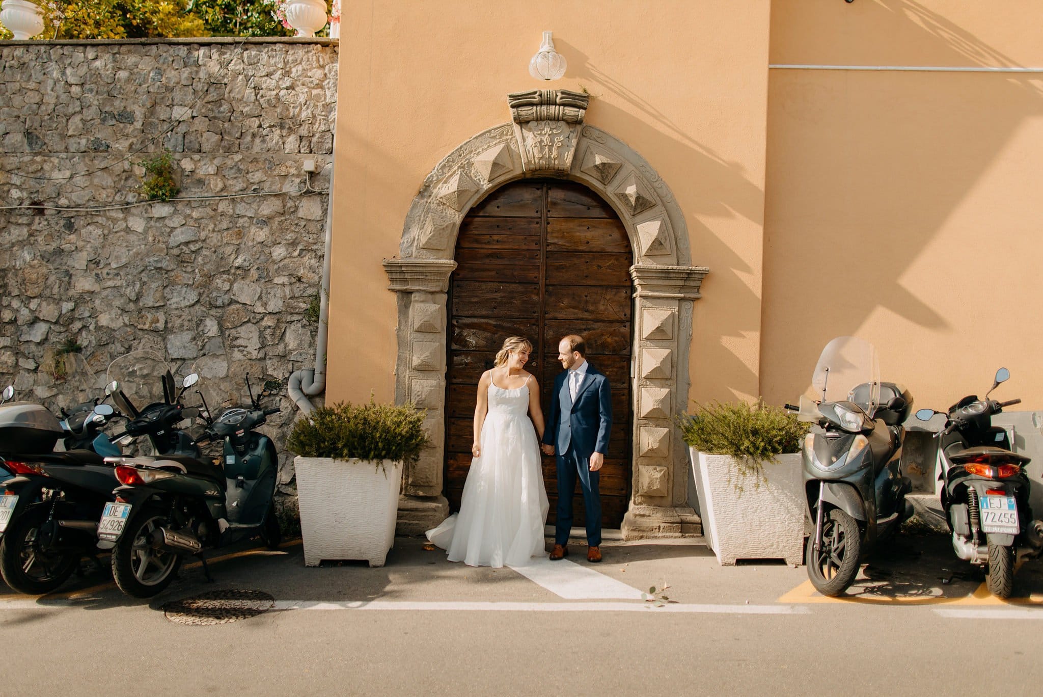 Romantic elopement in Positano, Italy
