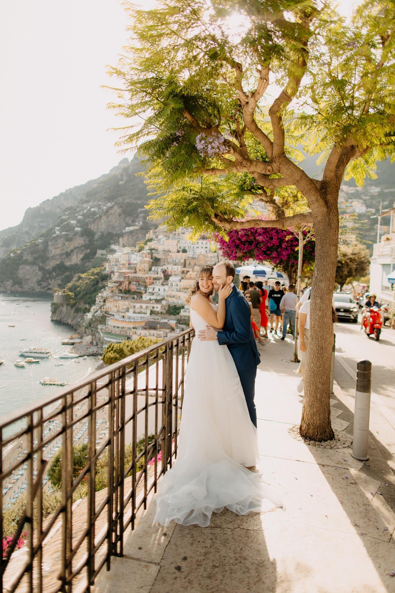 Romantic elopement in Positano, Italy