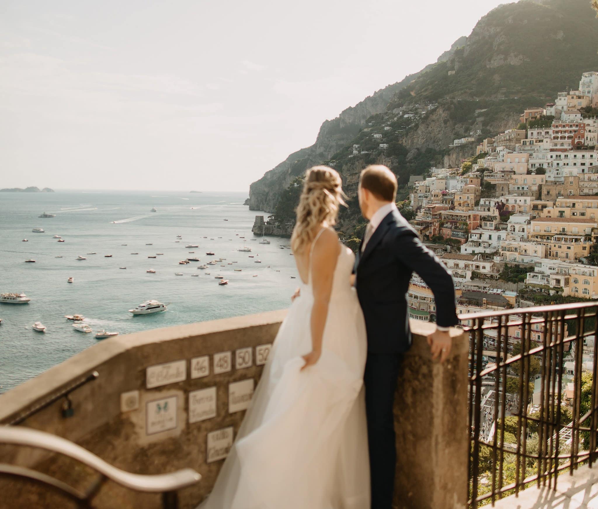 Romantic elopement in Positano, Italy