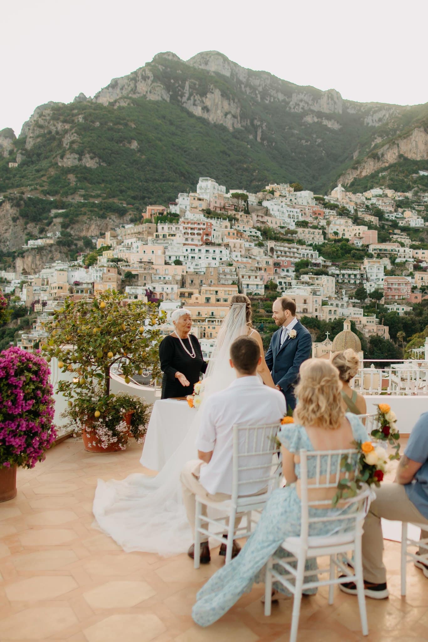 Romantic elopement in Positano, Italy