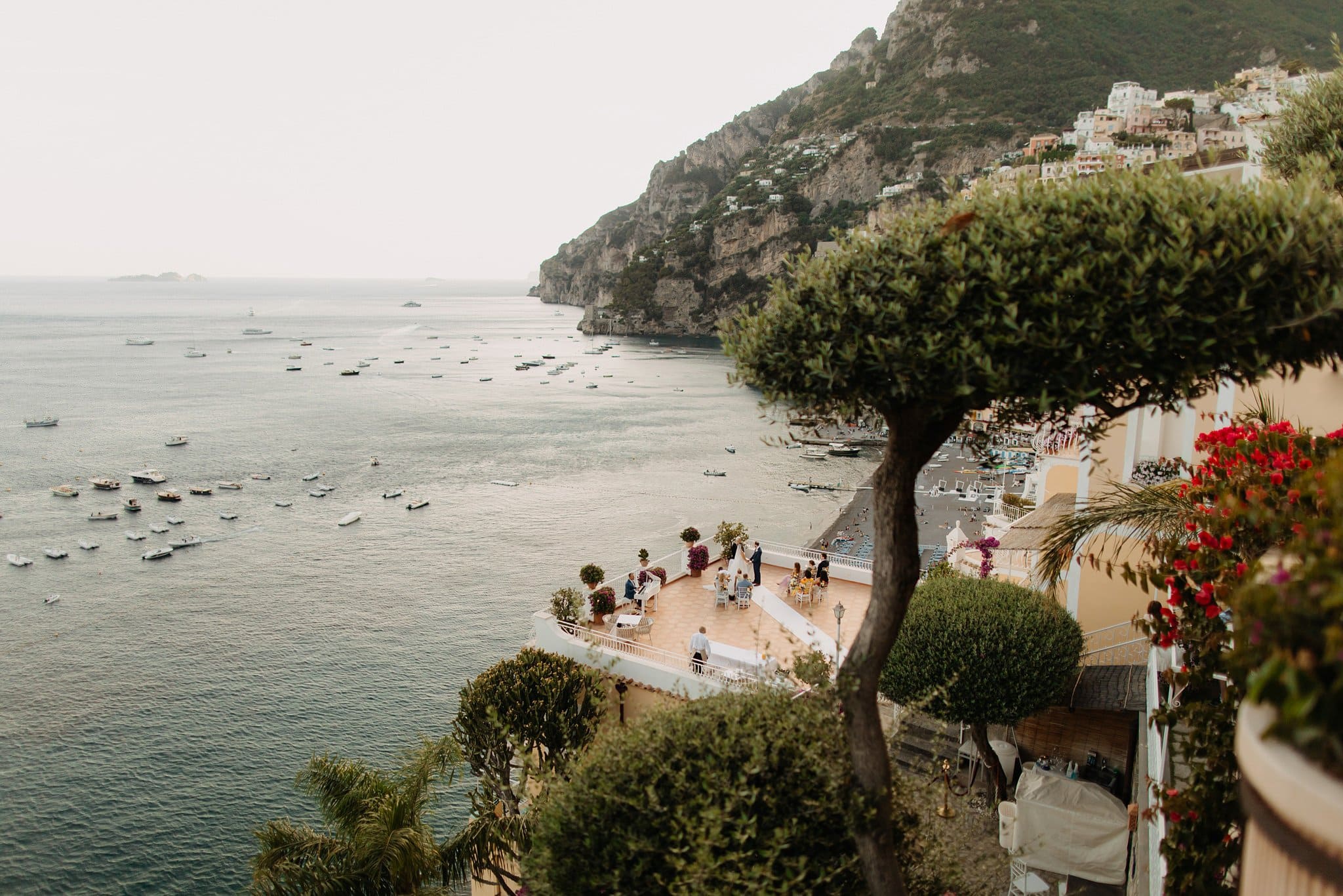 Romantic elopement in Positano, Italy