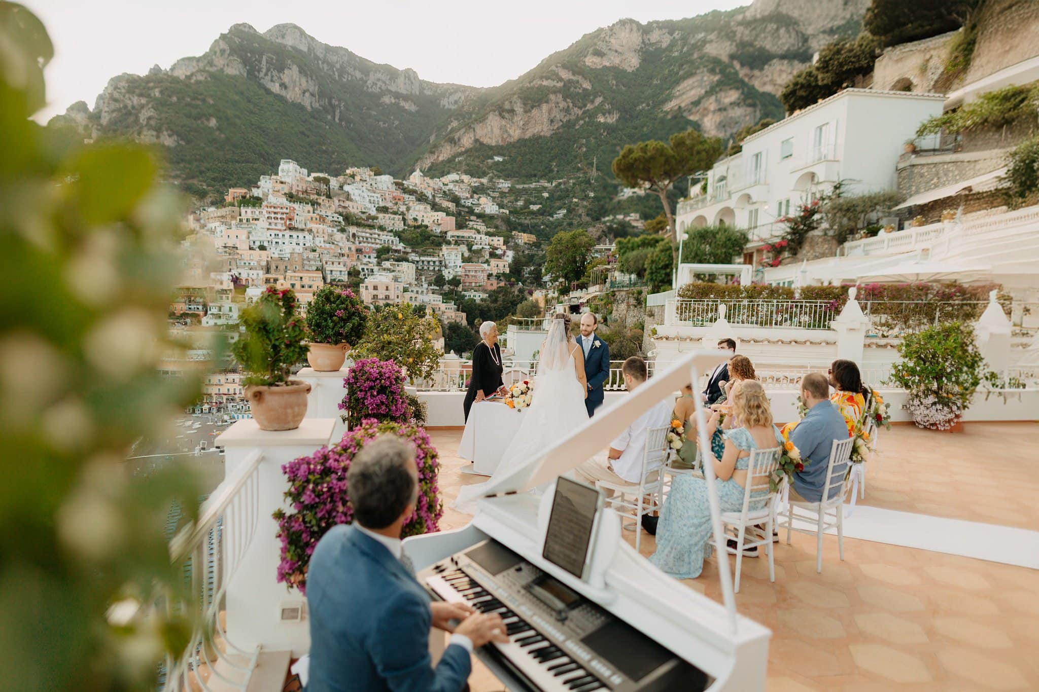 Romantic elopement in Positano, Italy