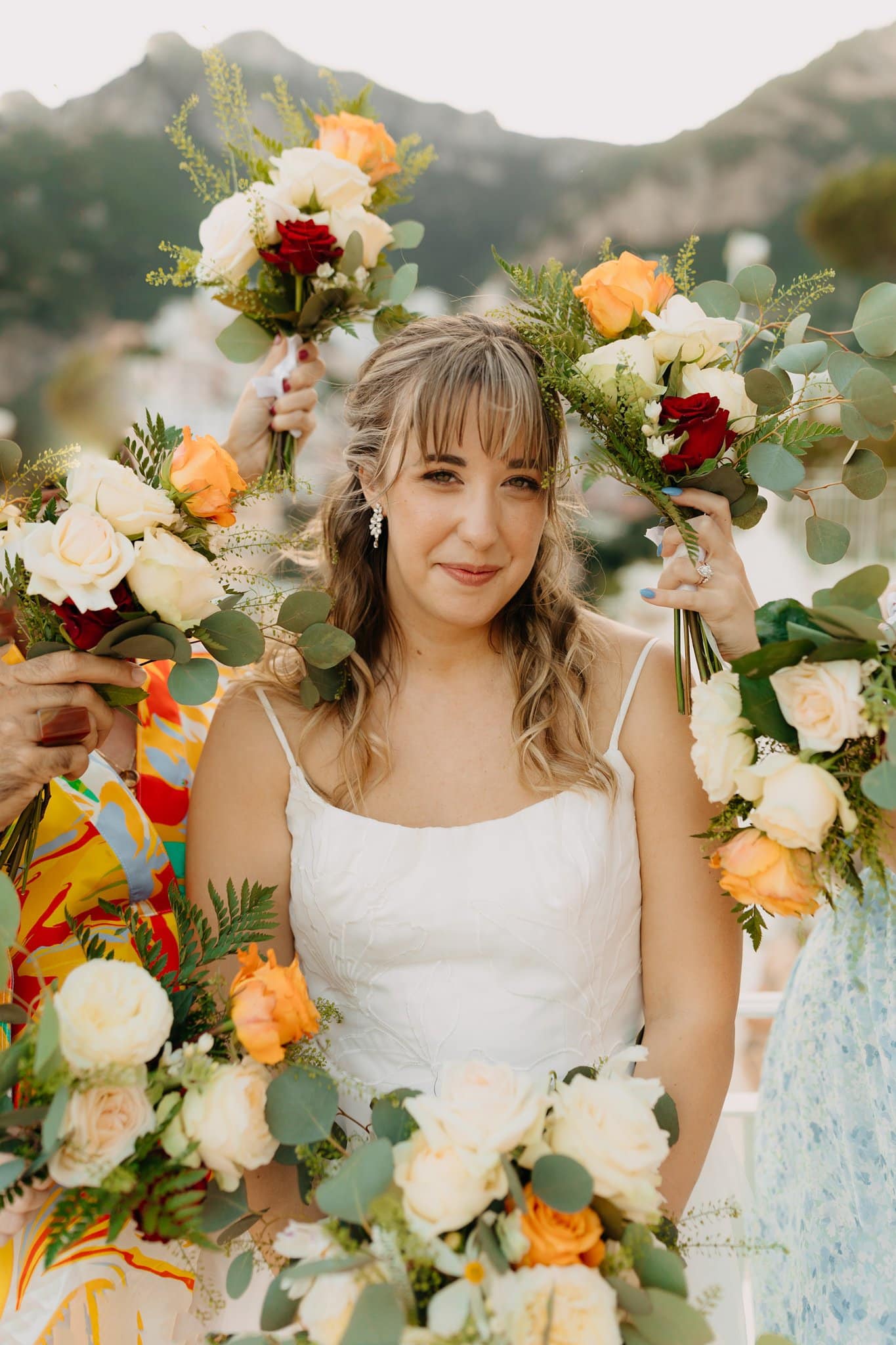 Romantic elopement in Positano, Italy
