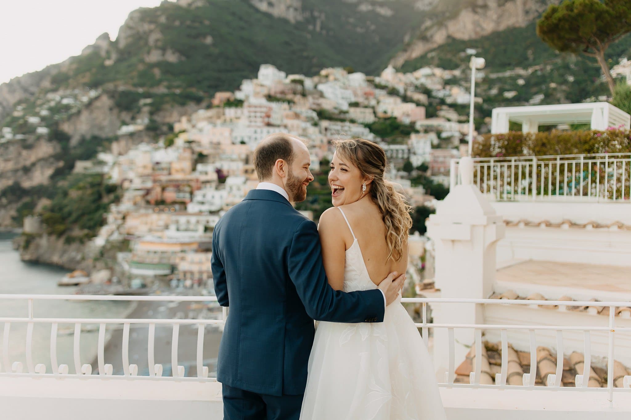 Romantic elopement in Positano, Italy