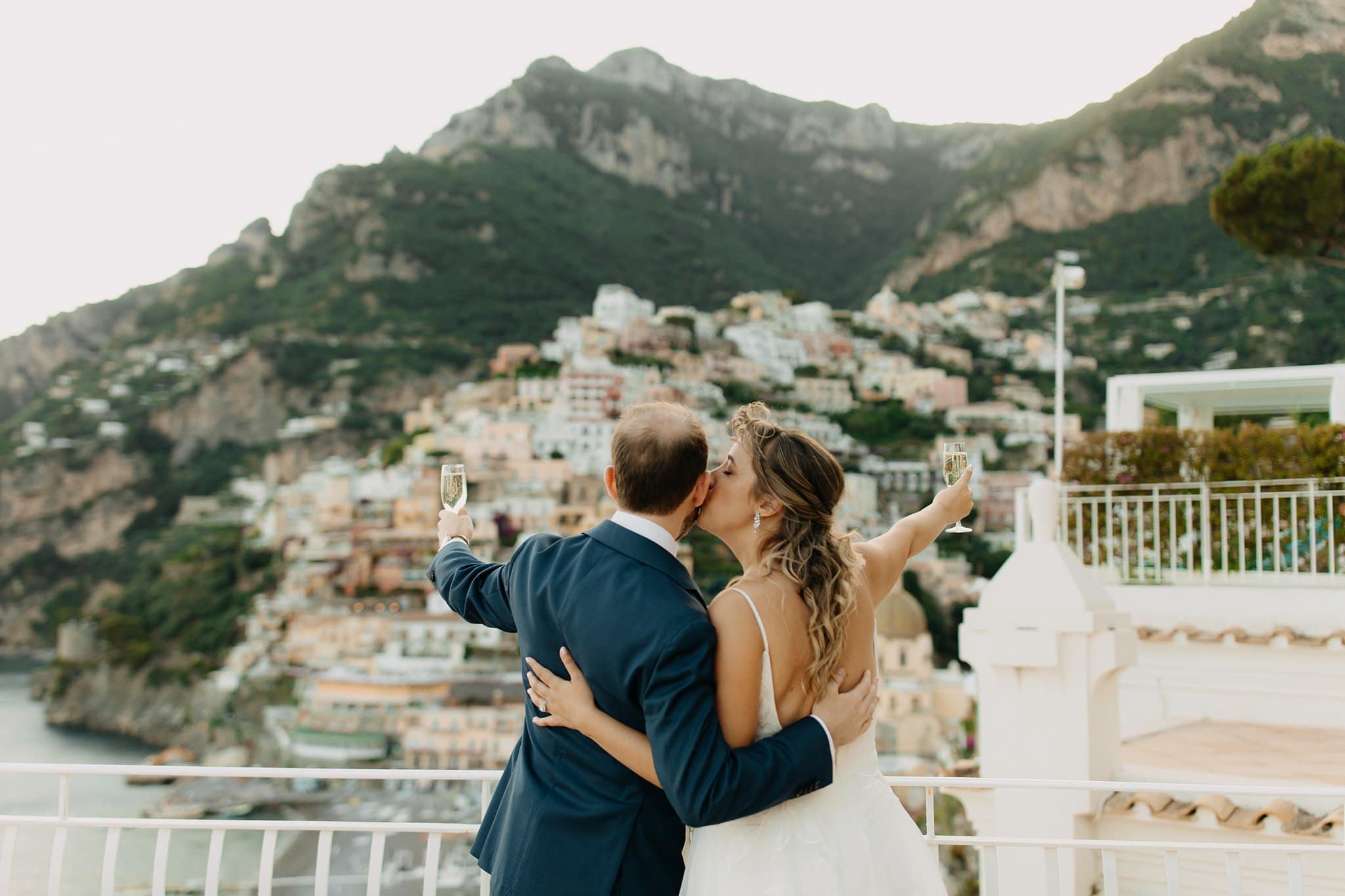 Romantic elopement in Positano, Italy