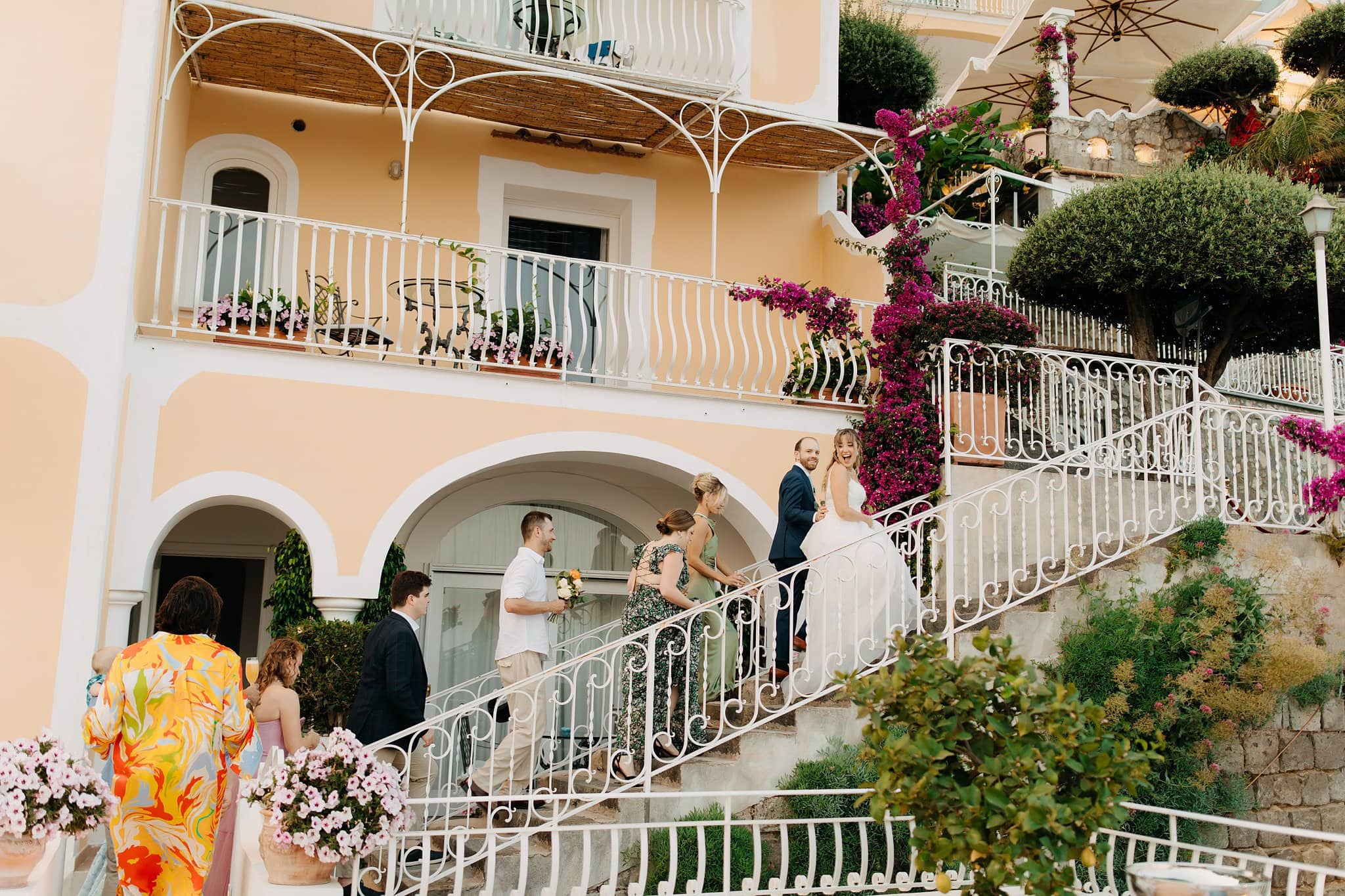 Romantic elopement in Positano, Italy